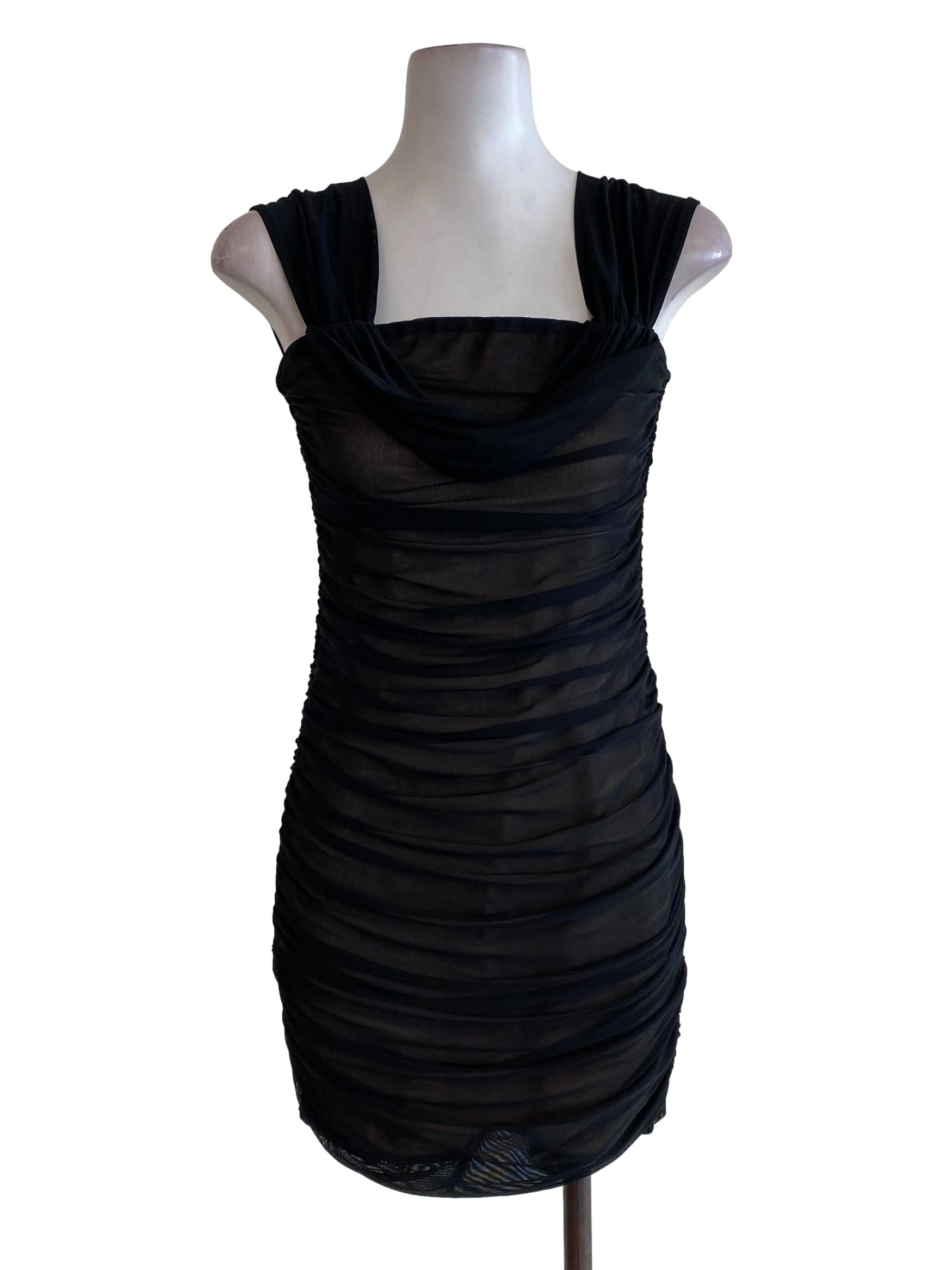 Black Laced Bodycon Dress