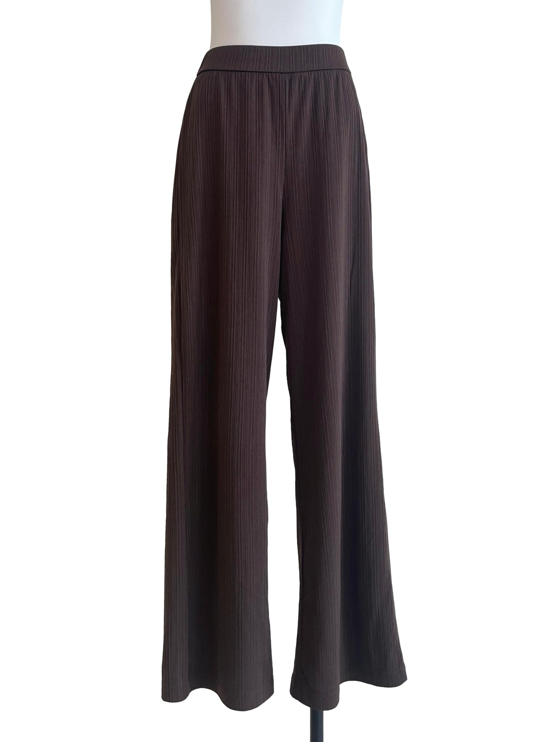 Penny Brown Wide Leg Pants