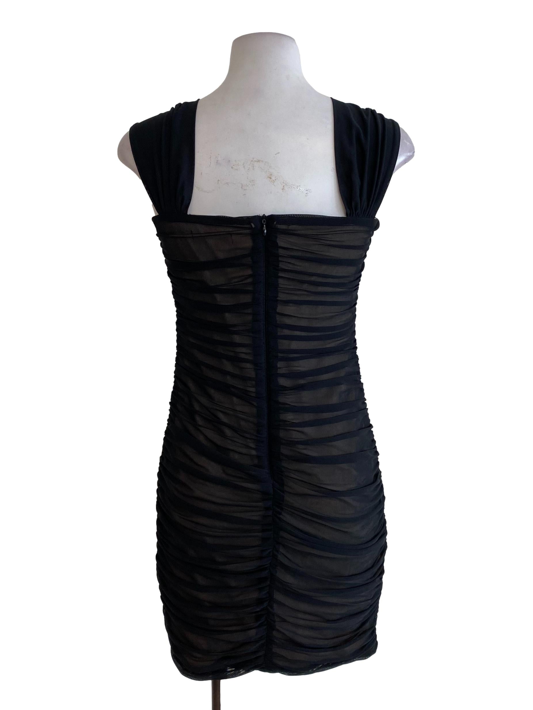 Black Laced Bodycon Dress