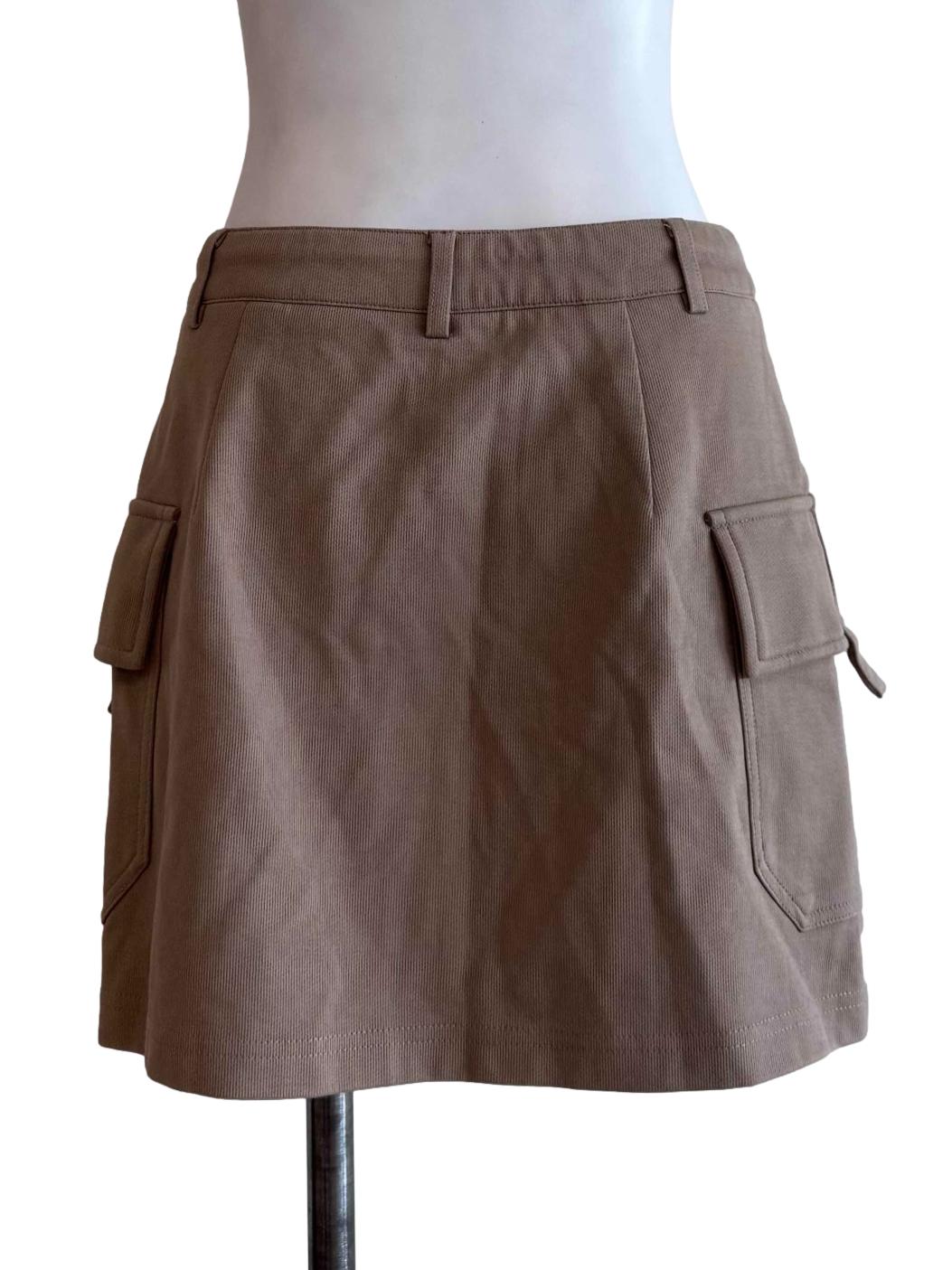 Soft Brown Mini Skirt