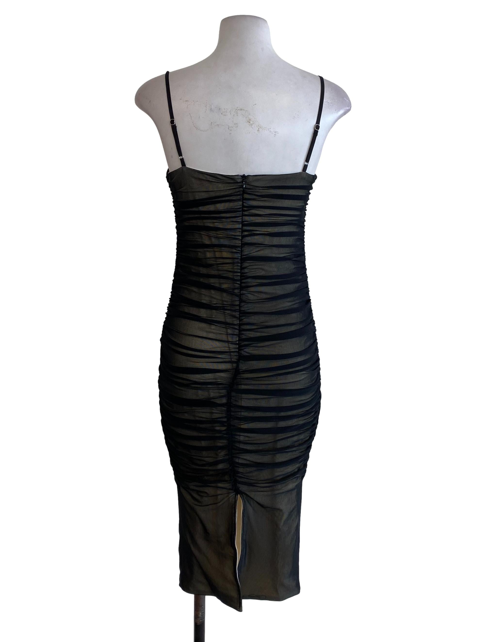 Black Laced Bodycon Dress
