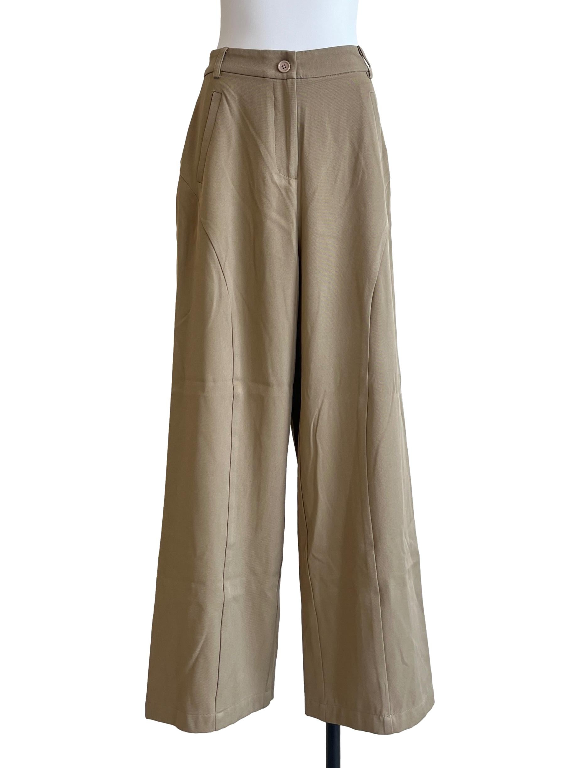Tortilla Brown Wide Leg Pants