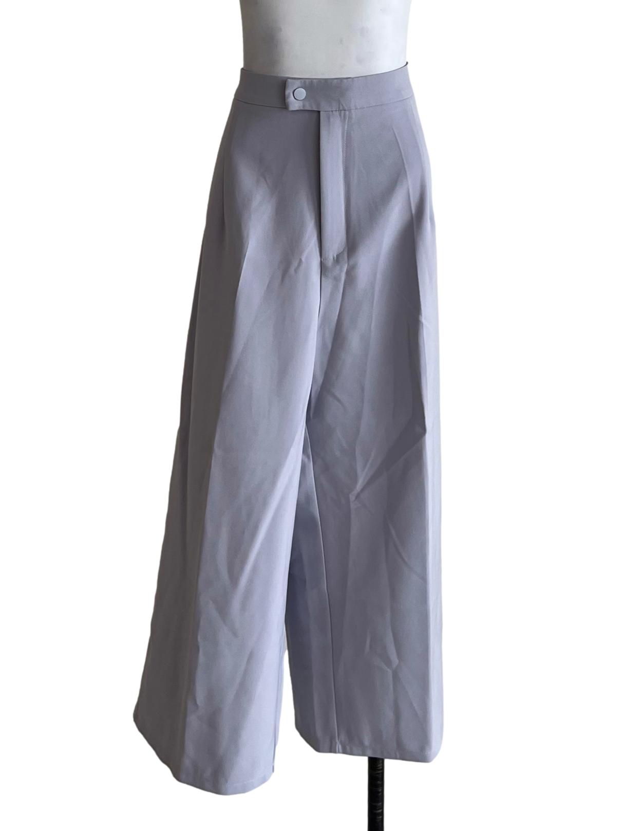Sky Blue Plain Formal Pants
