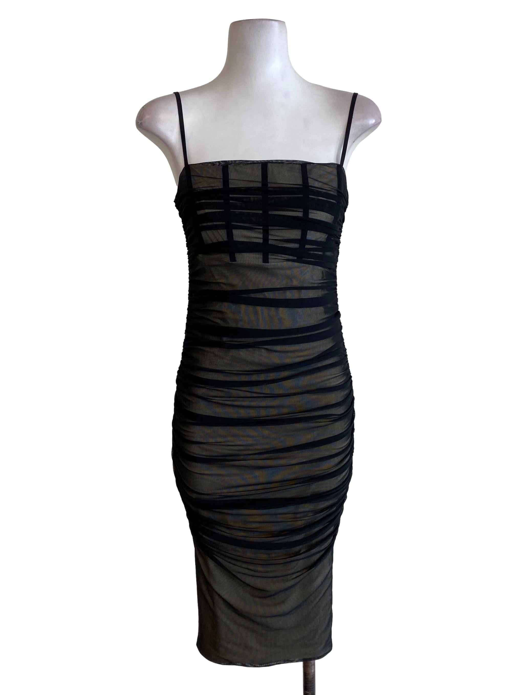 Black Laced Bodycon Dress