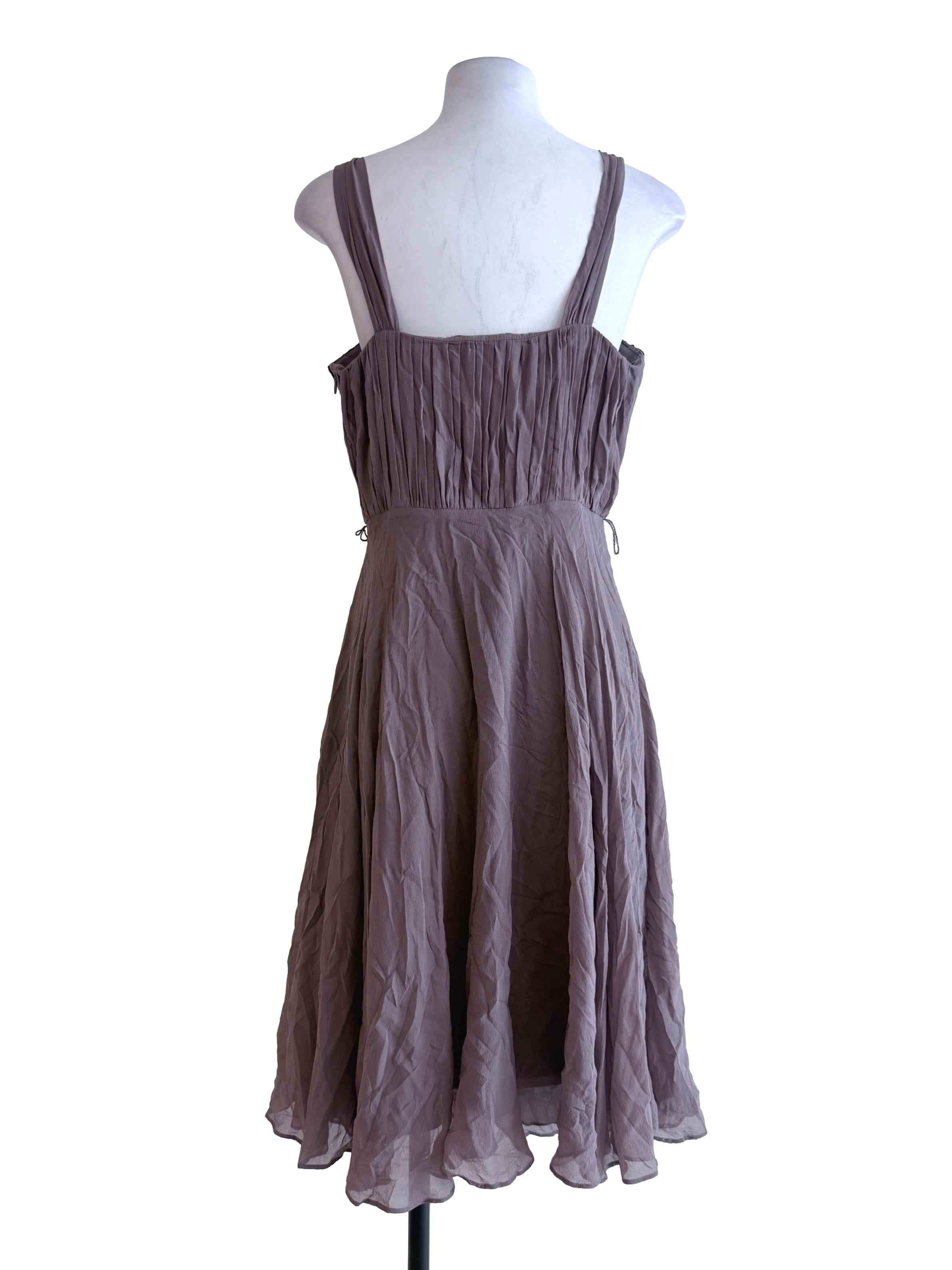 Brown Sleeveless Sundress
