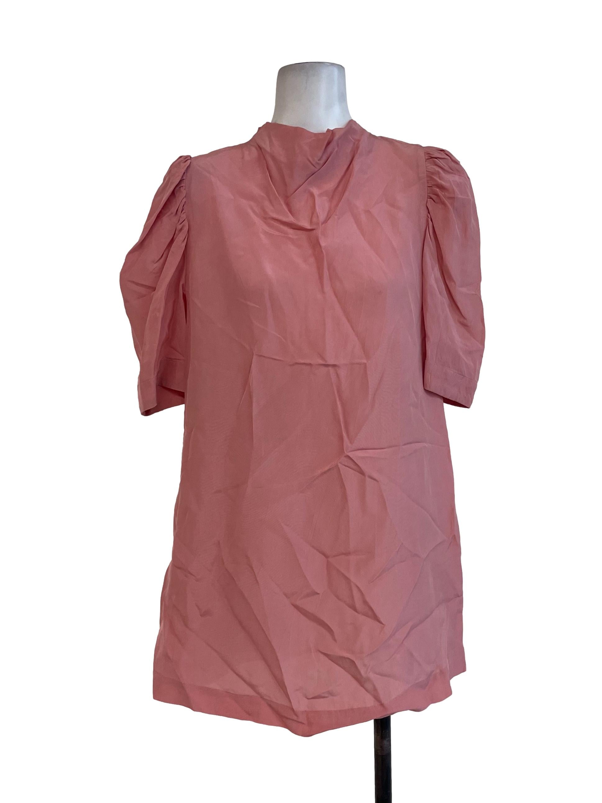 Coral Pink Tunic Dress