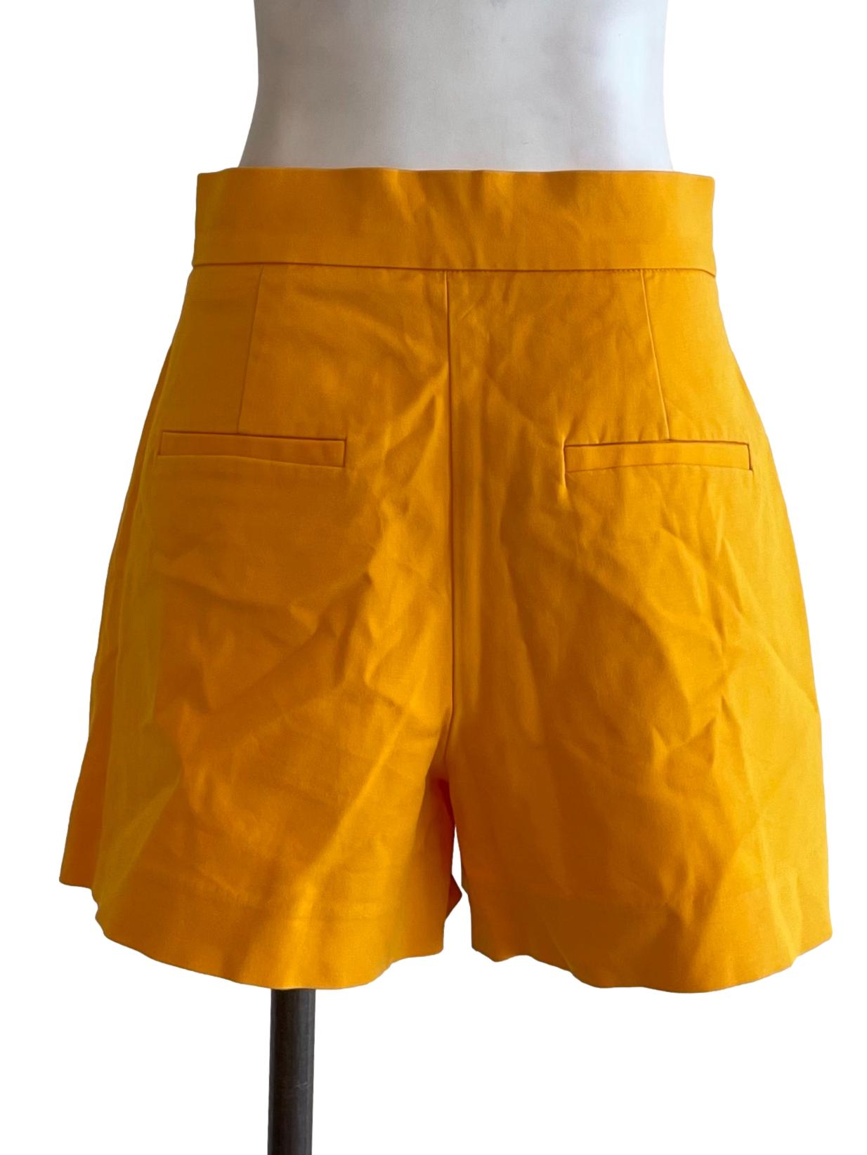 Gold High Waist Shorts