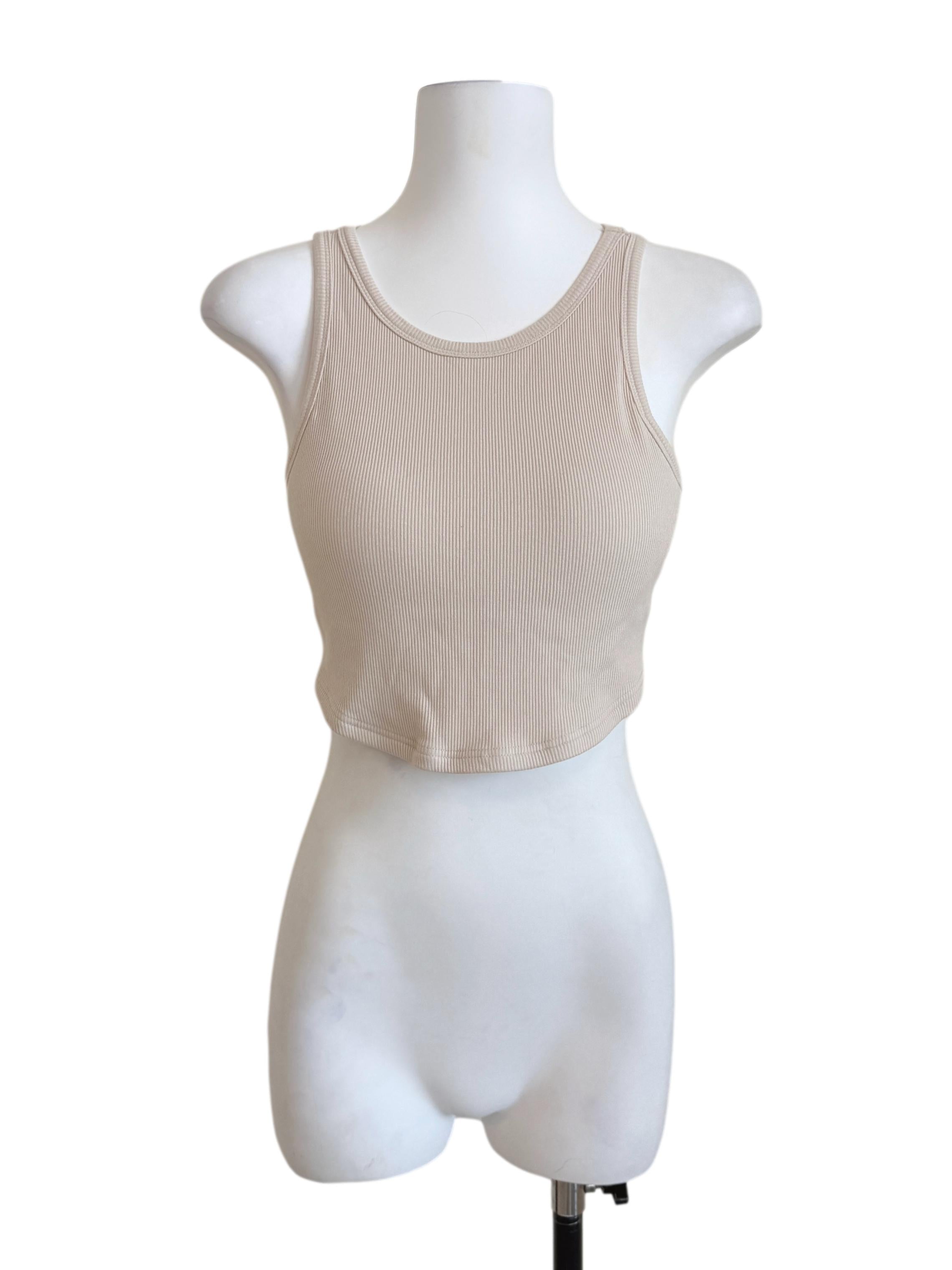 Parchment Beige Tank Top YHF