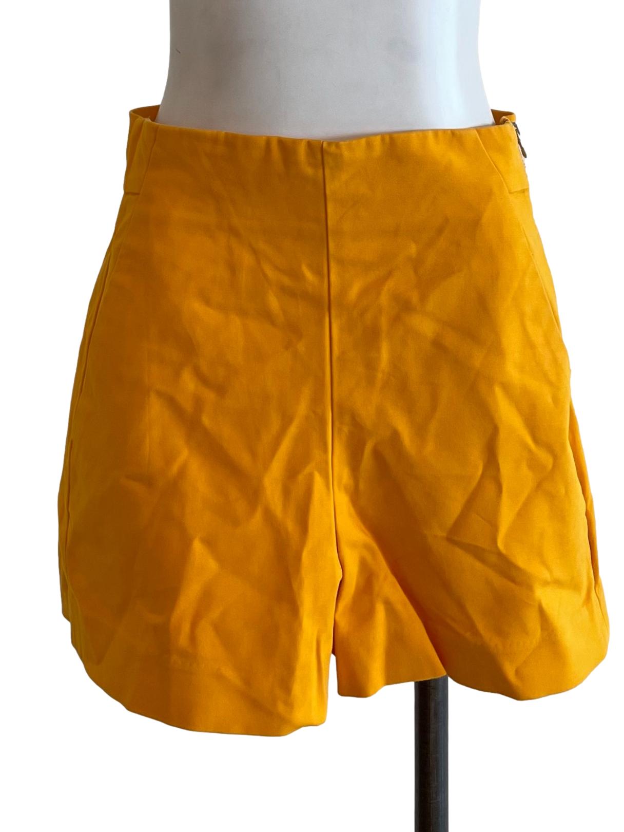 Gold High Waist Shorts