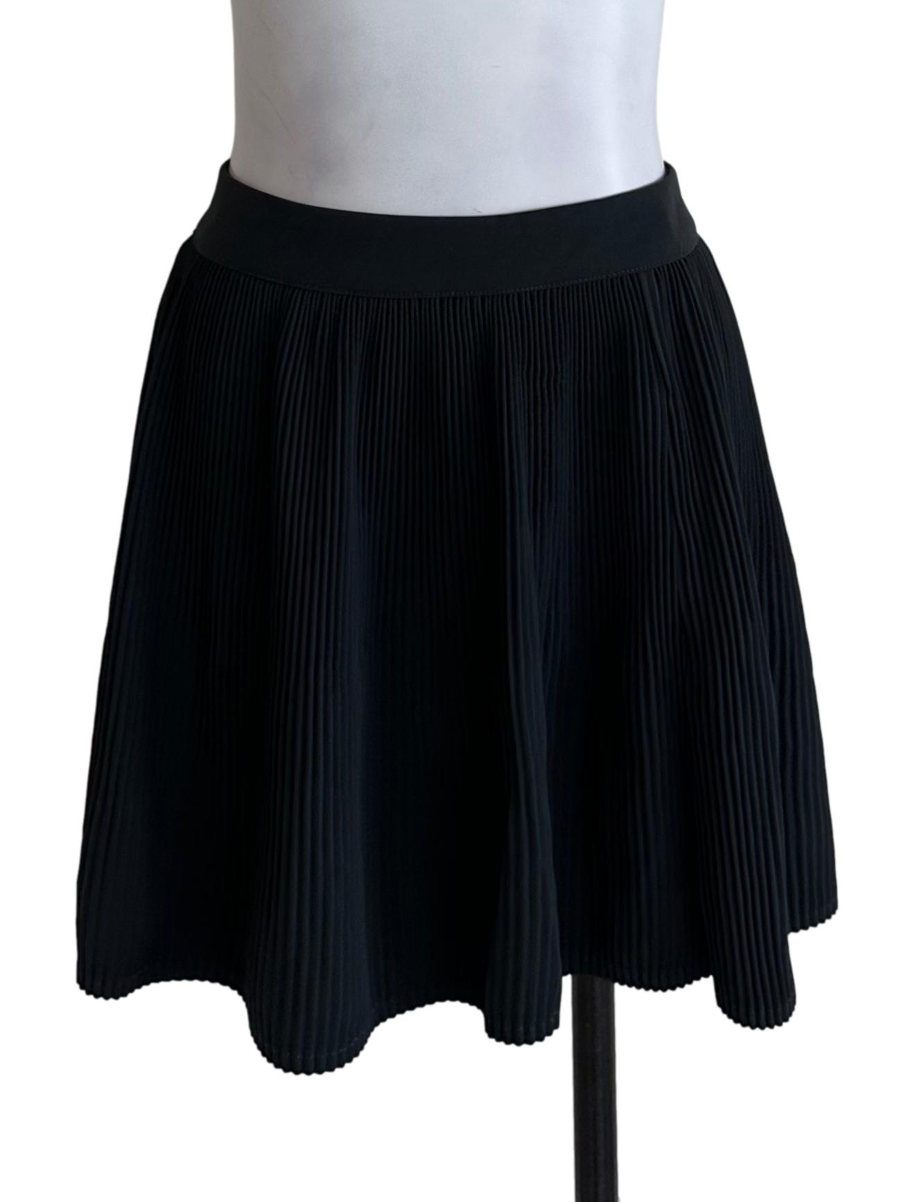 Charcoal Black Pleated Skorts