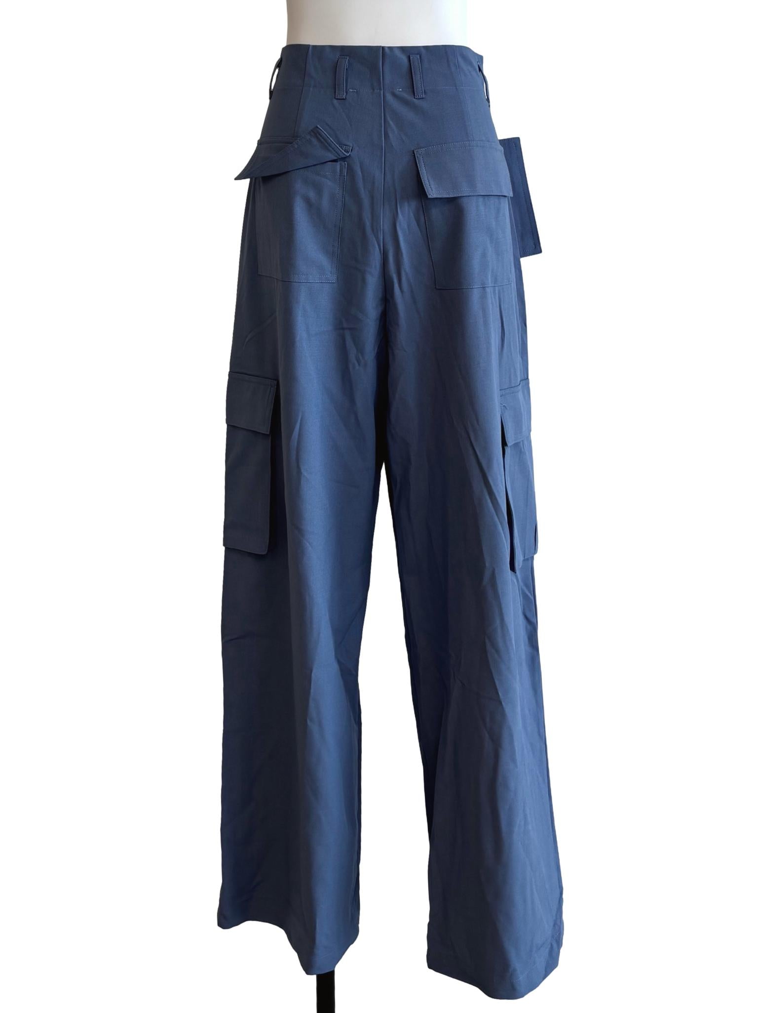 Aegean Blue Cargo Pants