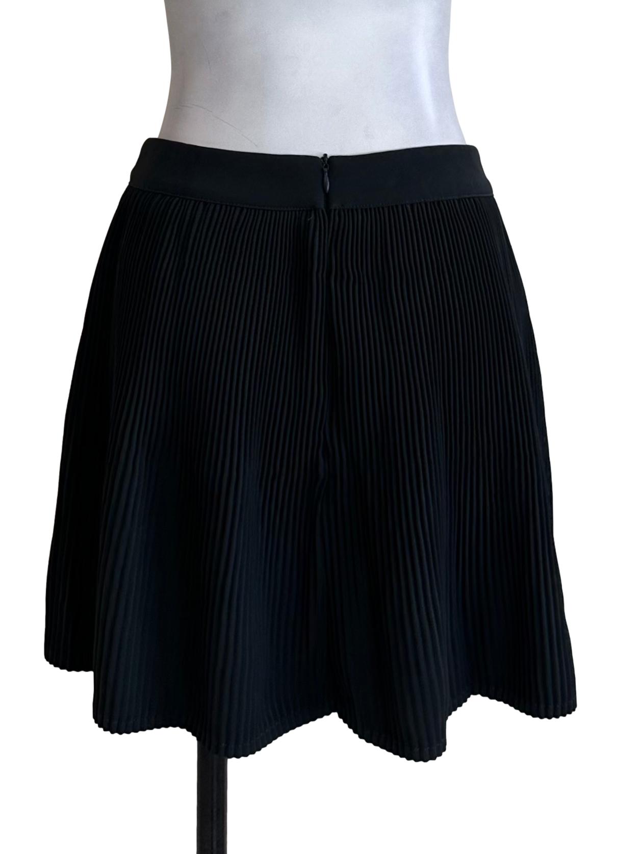 Charcoal Black Pleated Skorts
