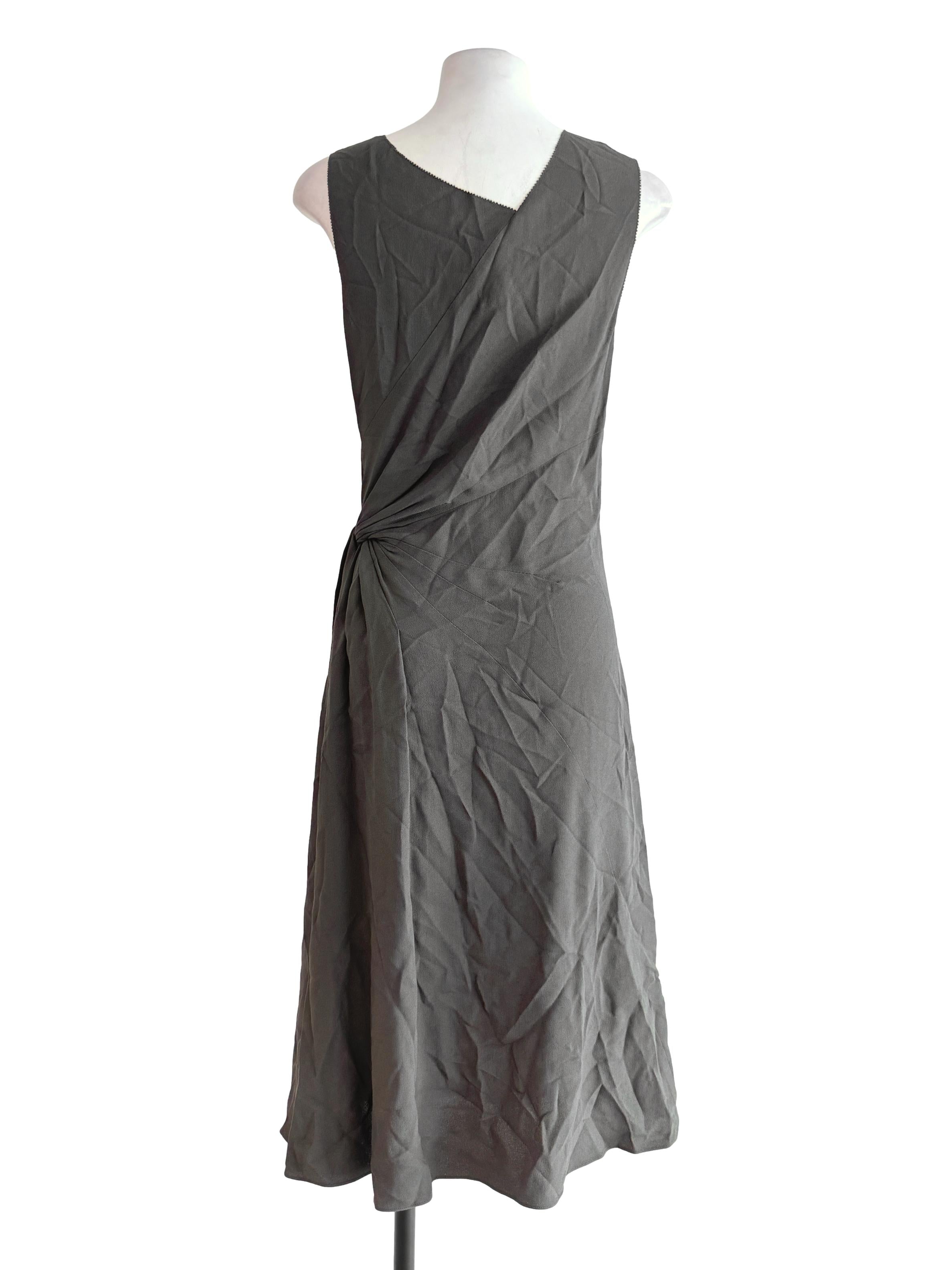 Missed Grey Sleeveless Sundress