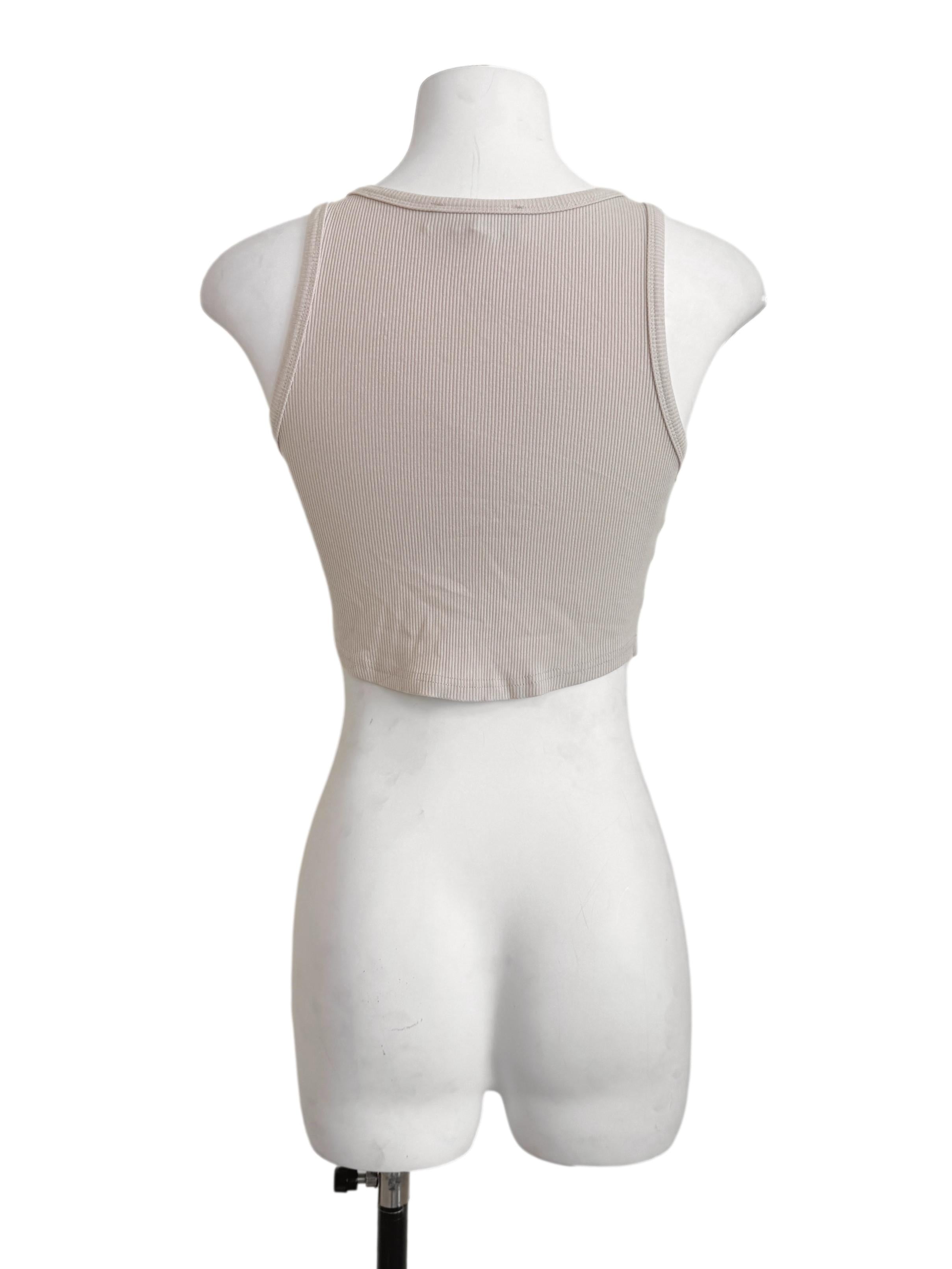 Parchment Beige Tank Top YHF