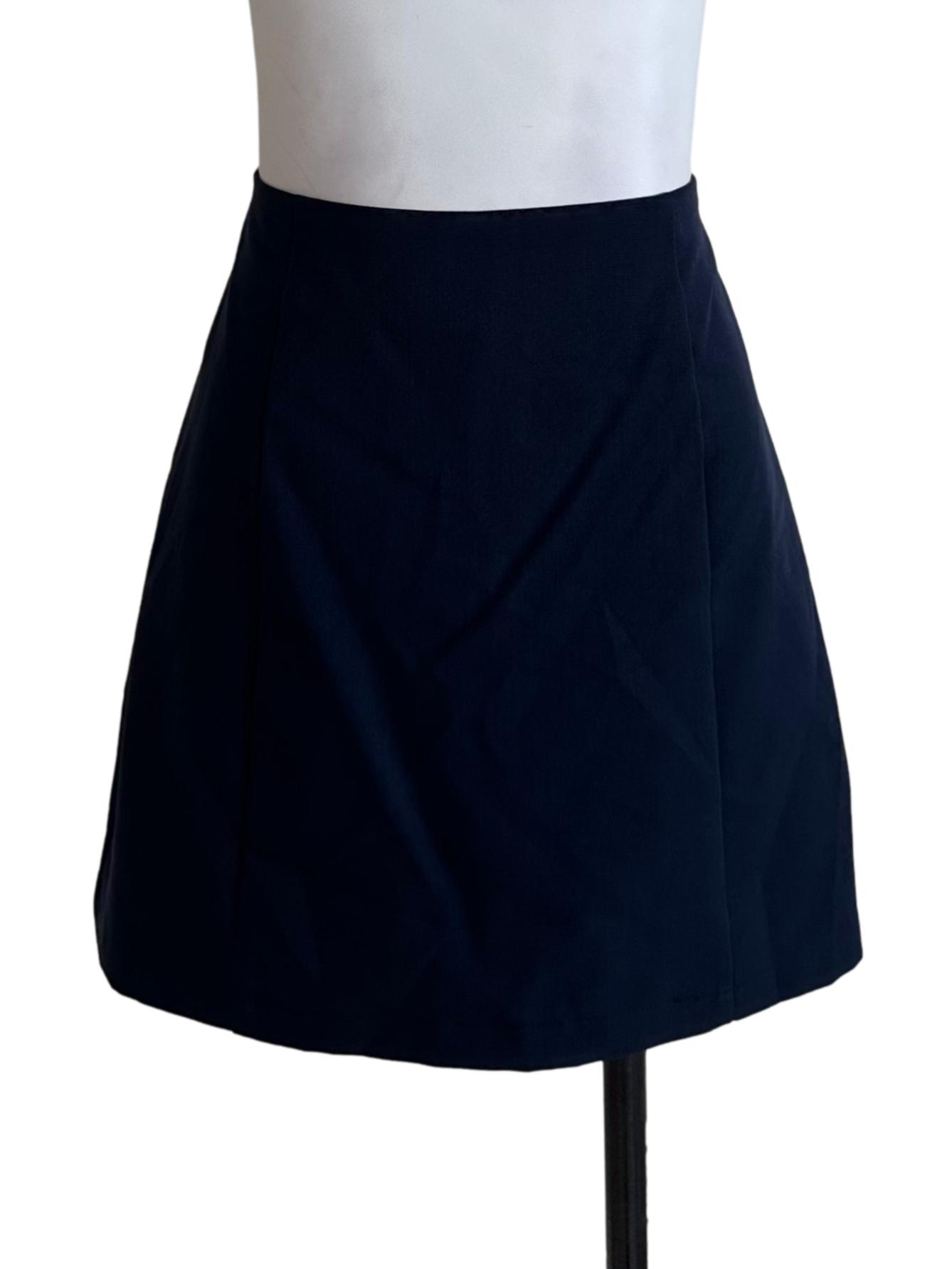 Dark Blue Mini Casual Skorts