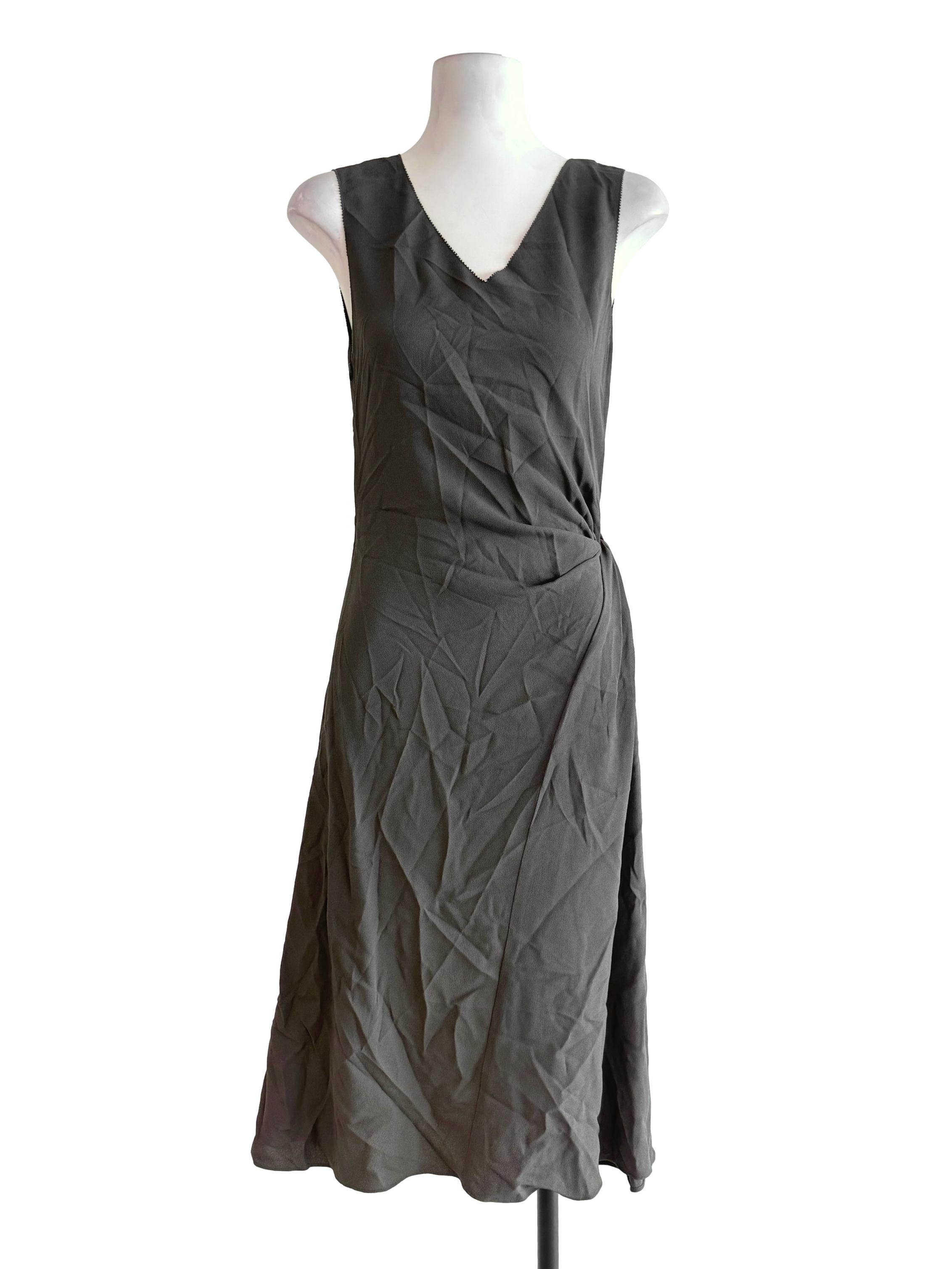 Missed Grey Sleeveless Sundress