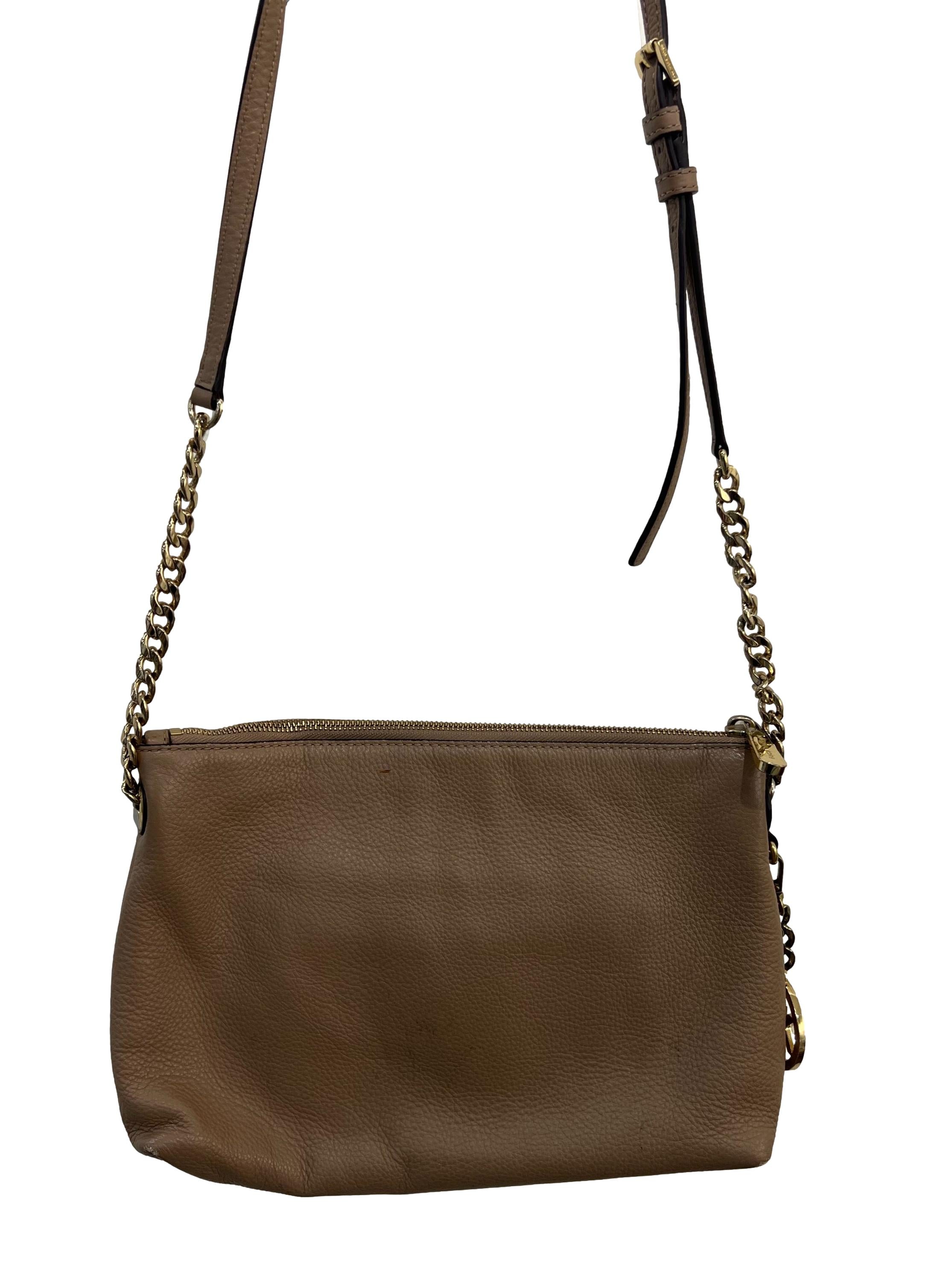 Beige Leather Michael Kors Sling Bag CSN