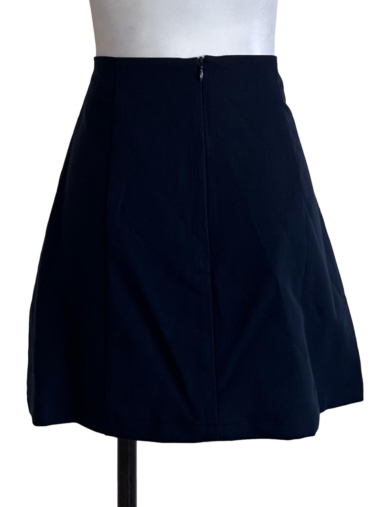 Dark Blue Mini Casual Skorts