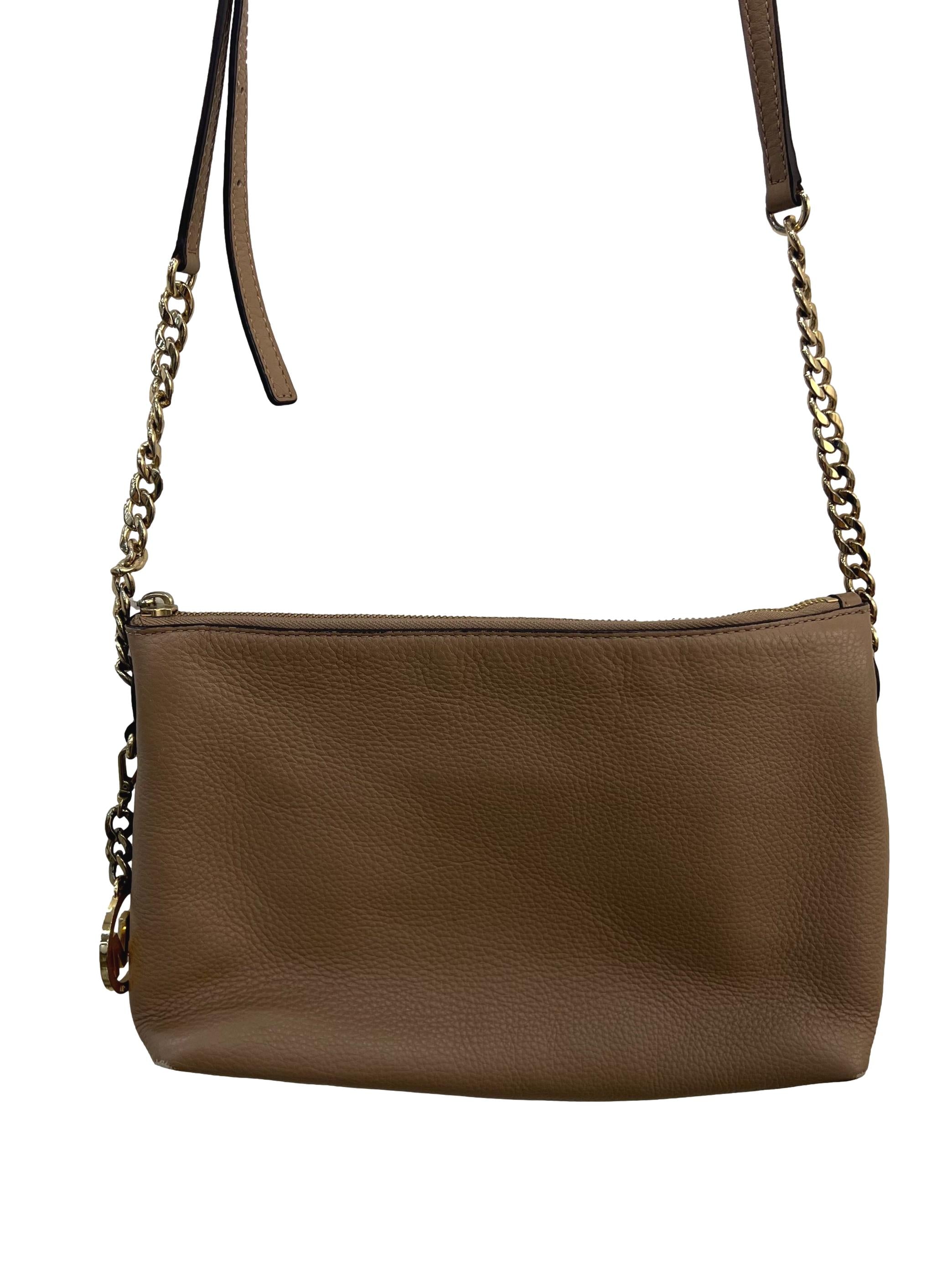 Beige Leather Michael Kors Sling Bag CSN