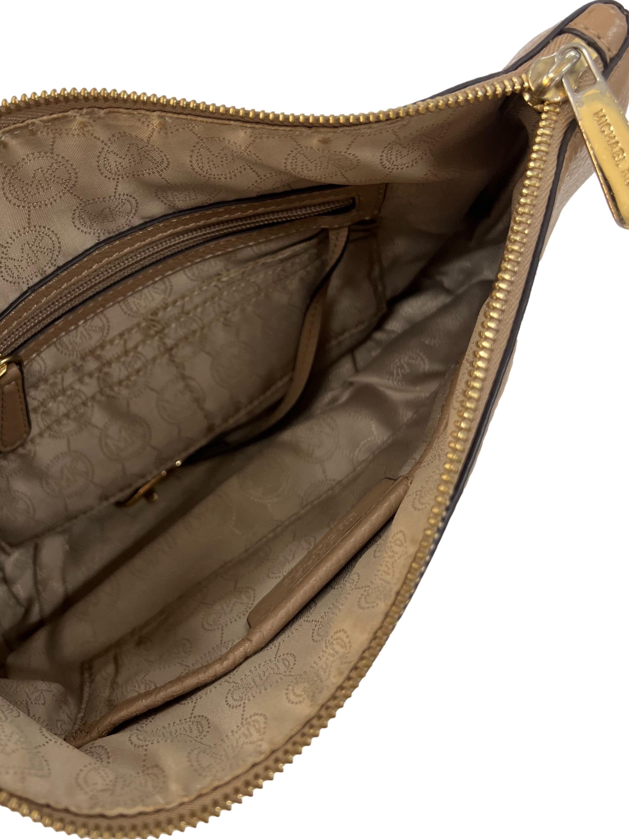 Beige Leather Michael Kors Sling Bag CSN