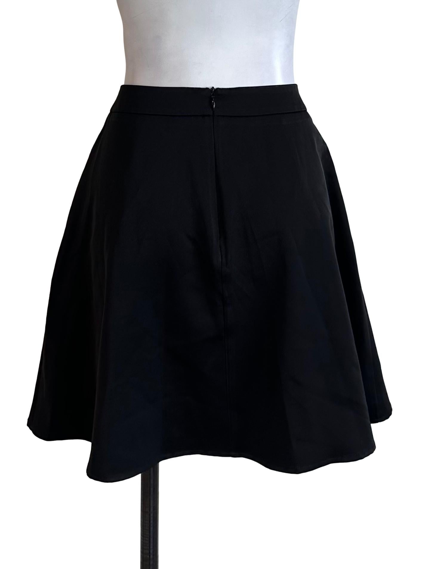 Onyx Black Flip Mini Skorts