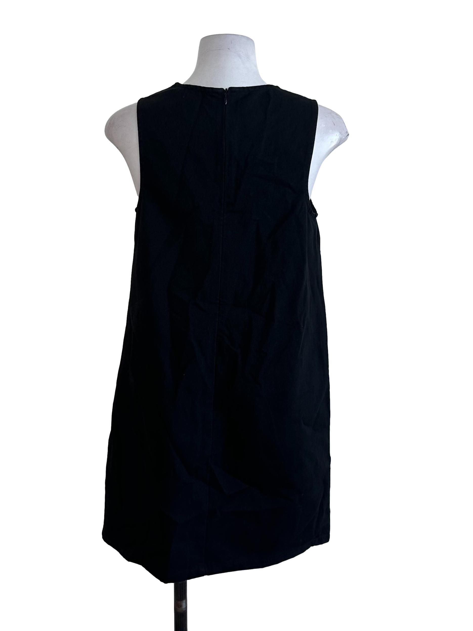 Black Plain Tunic Dress