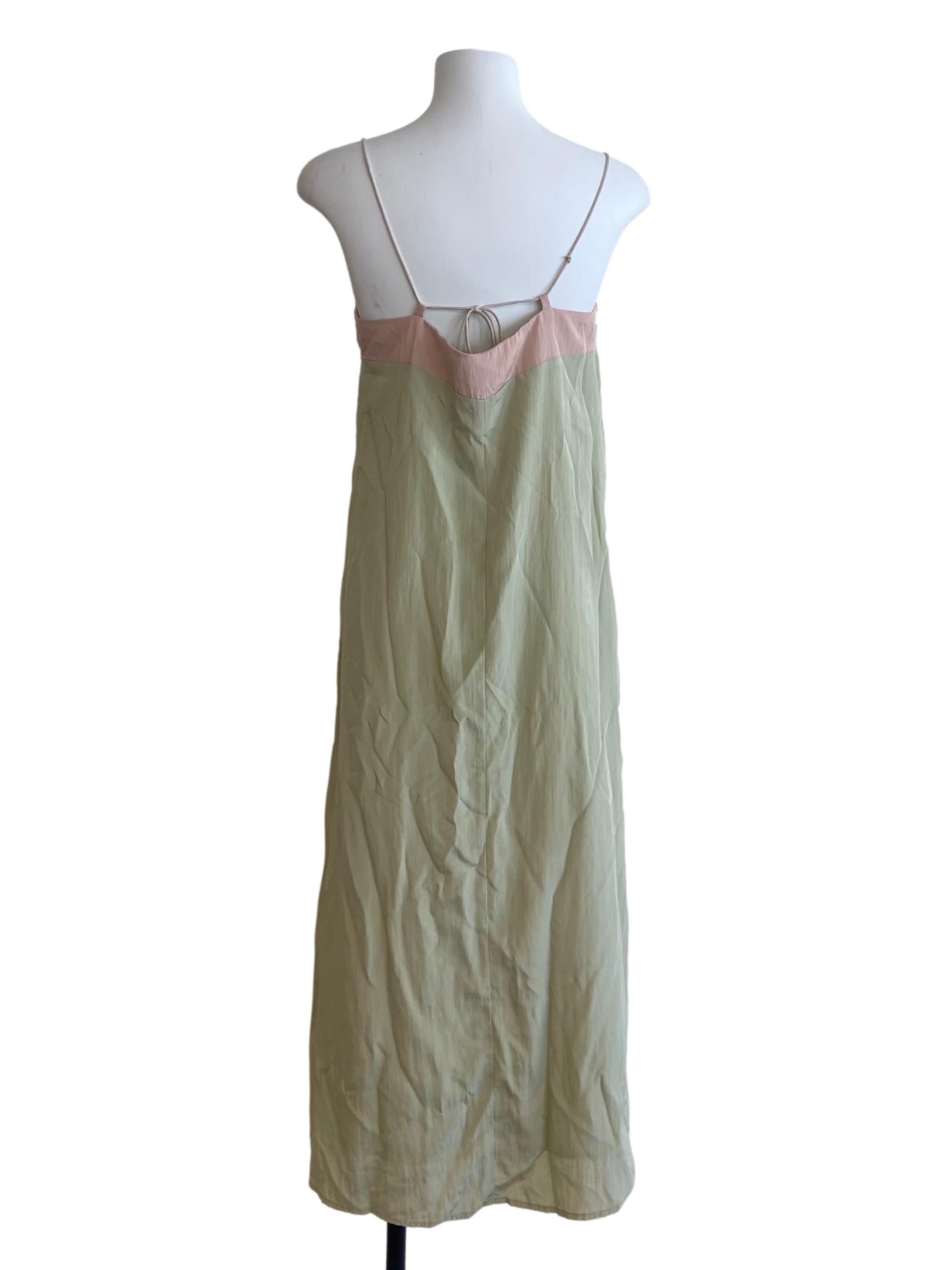 Mint Green Spaghetti Straps Slip Dress
