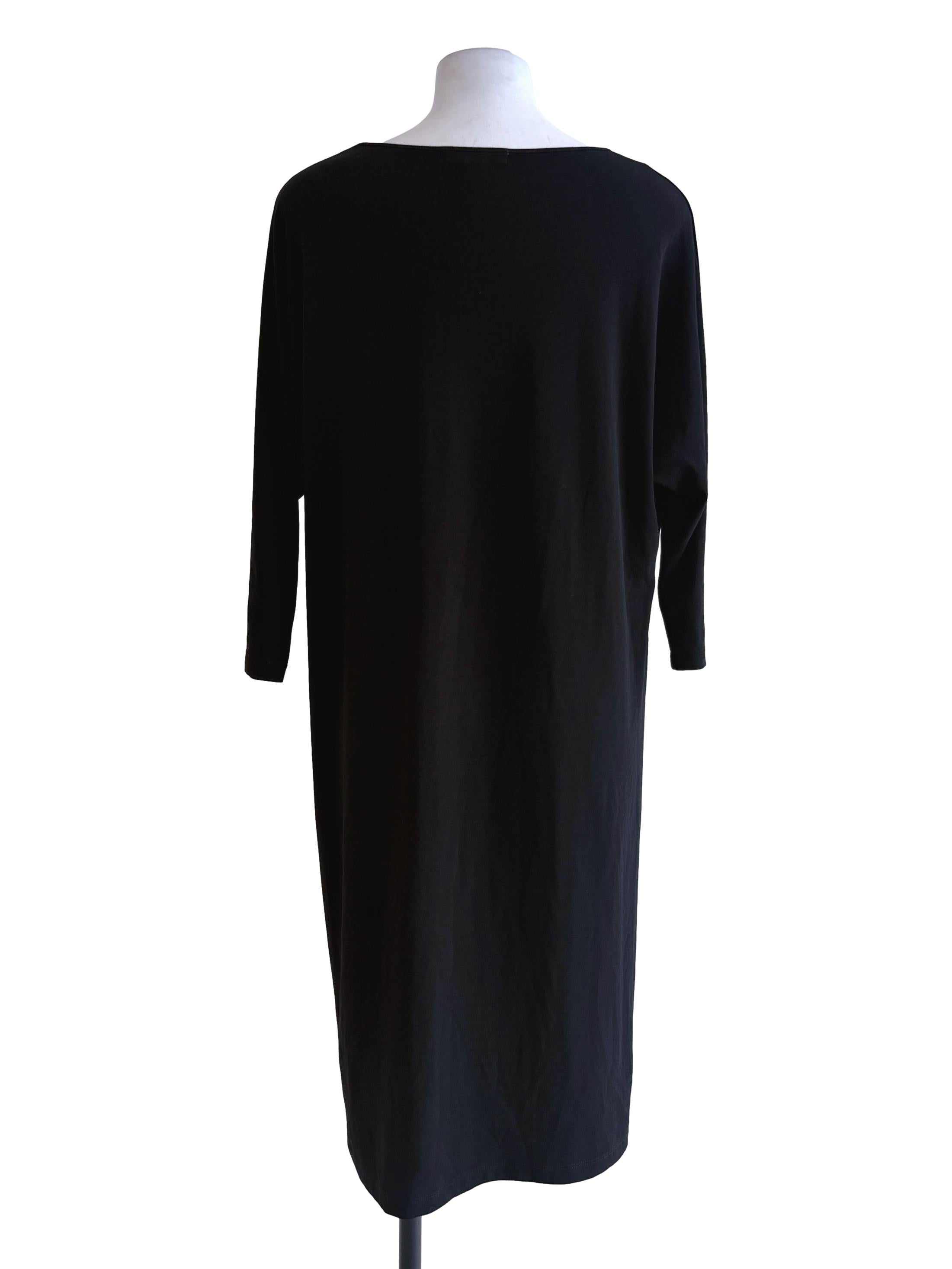 Black Straight Cut Dress