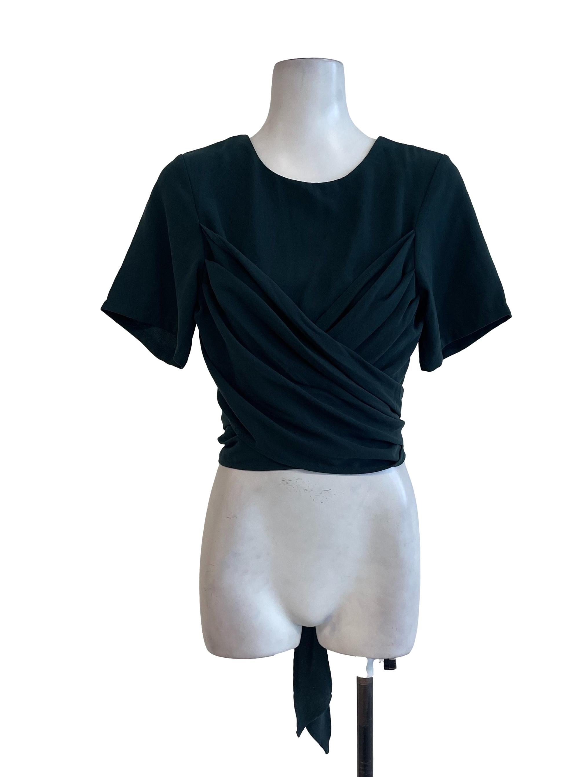 Seaweed Tie Rope Crop Top