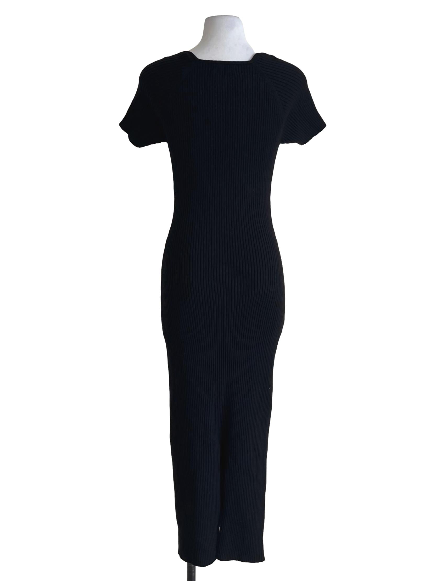 Black Bengal Stripe Bodycon Dress