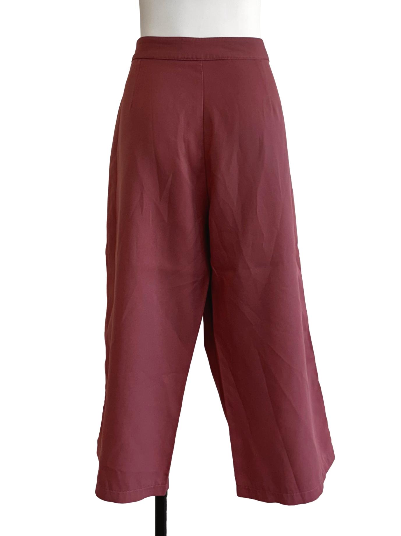 Blush Red Culottes