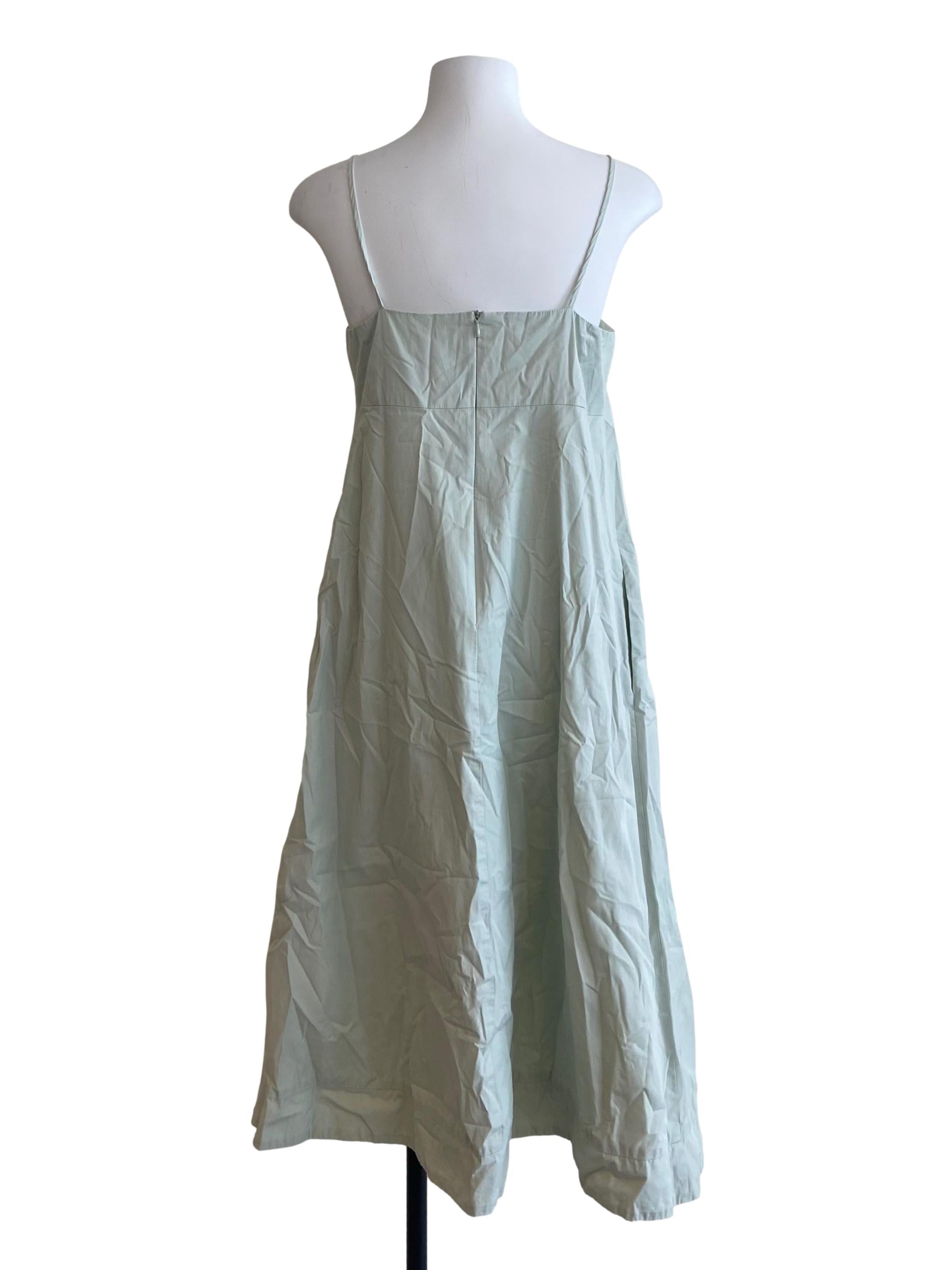 Green Cotton Cami Tent Dress OSN