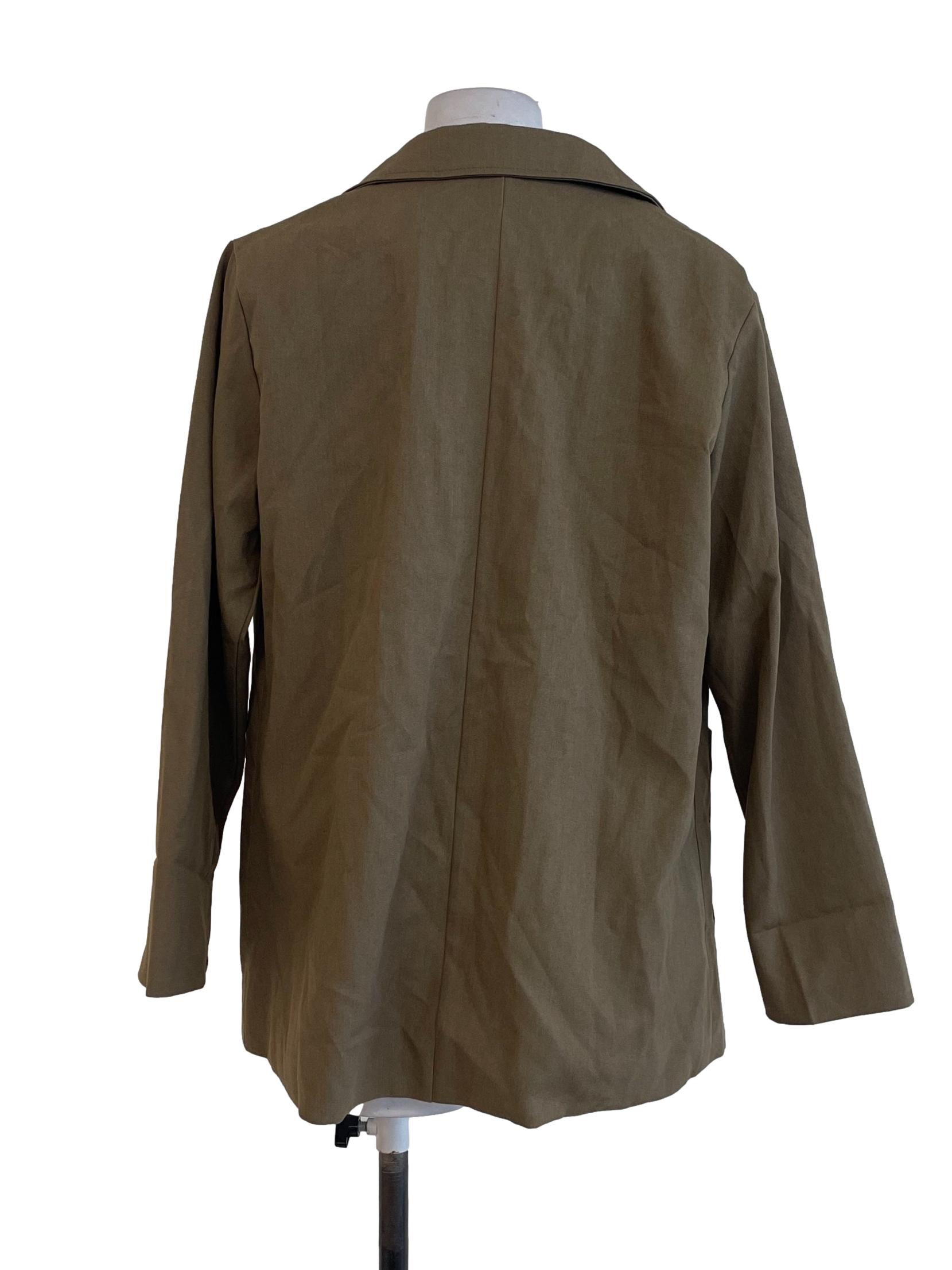 Hazelnut Brown Single Breasted Blazer