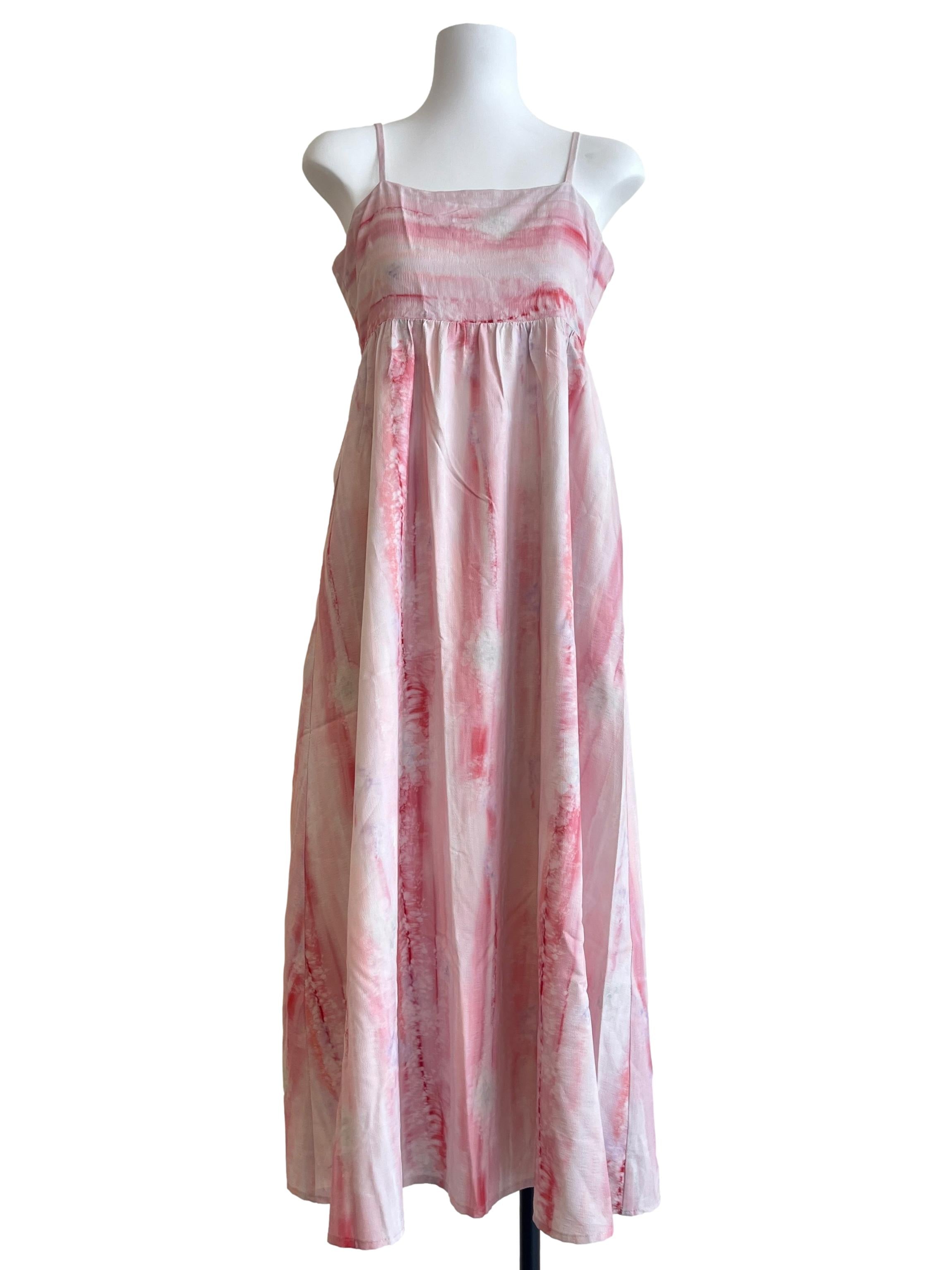 Watermelon Pink Slip Dress
