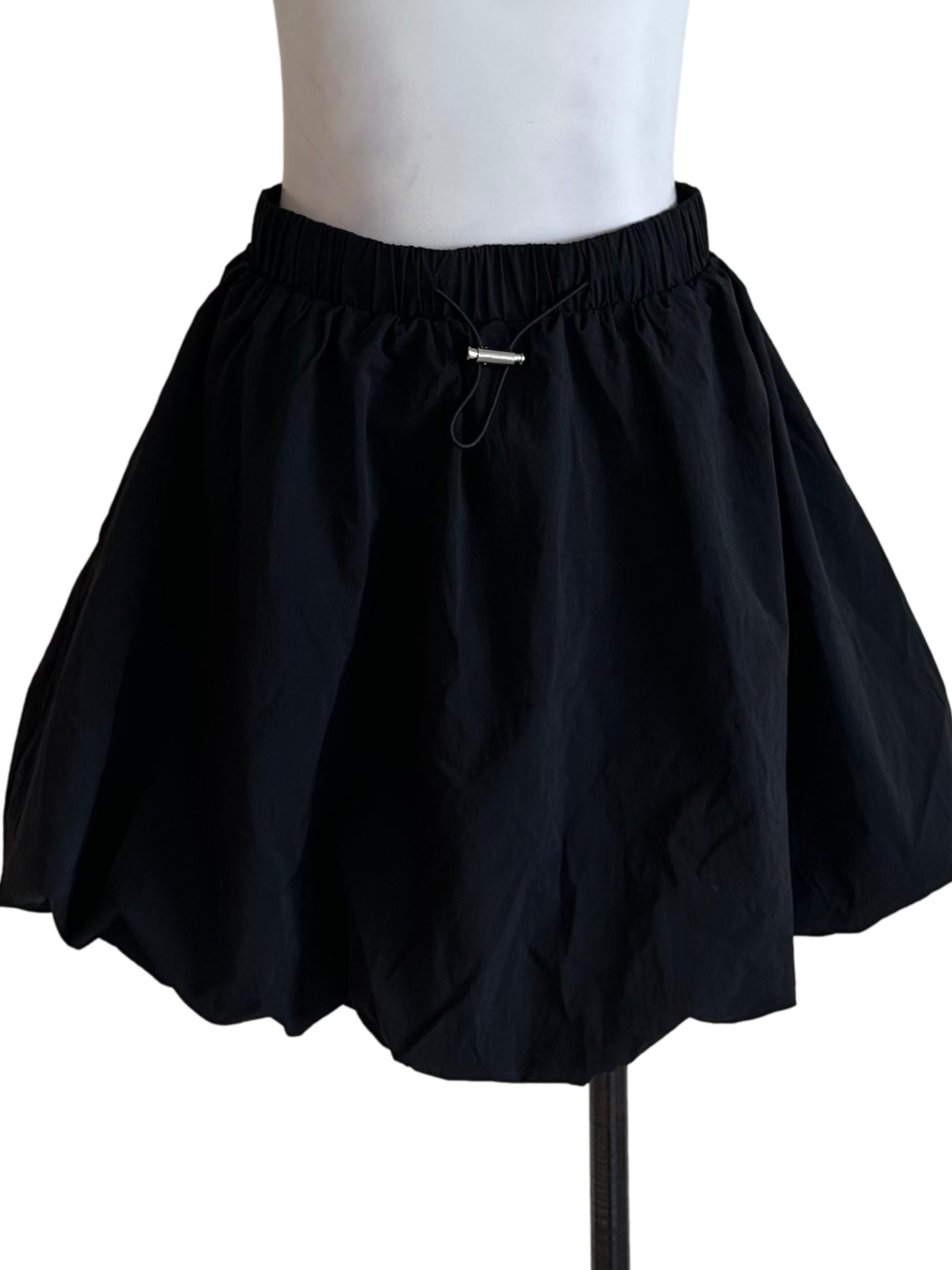 Raven Black Bubble Skorts