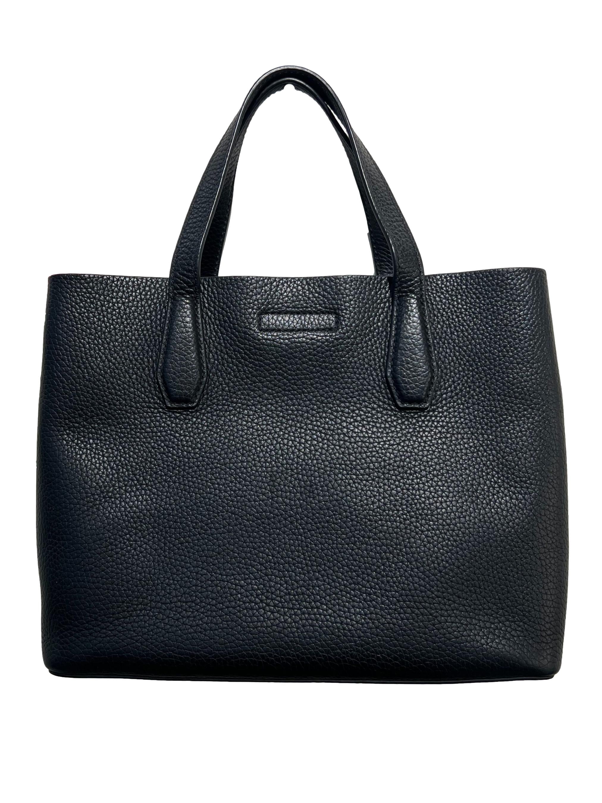 Black Leather Tory Burch Handbag CSN