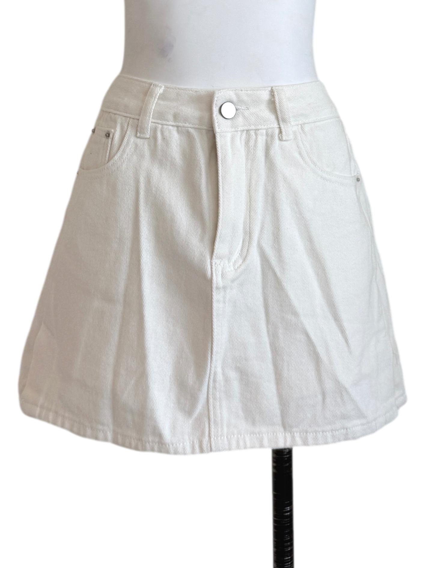 Pearl White Skorts