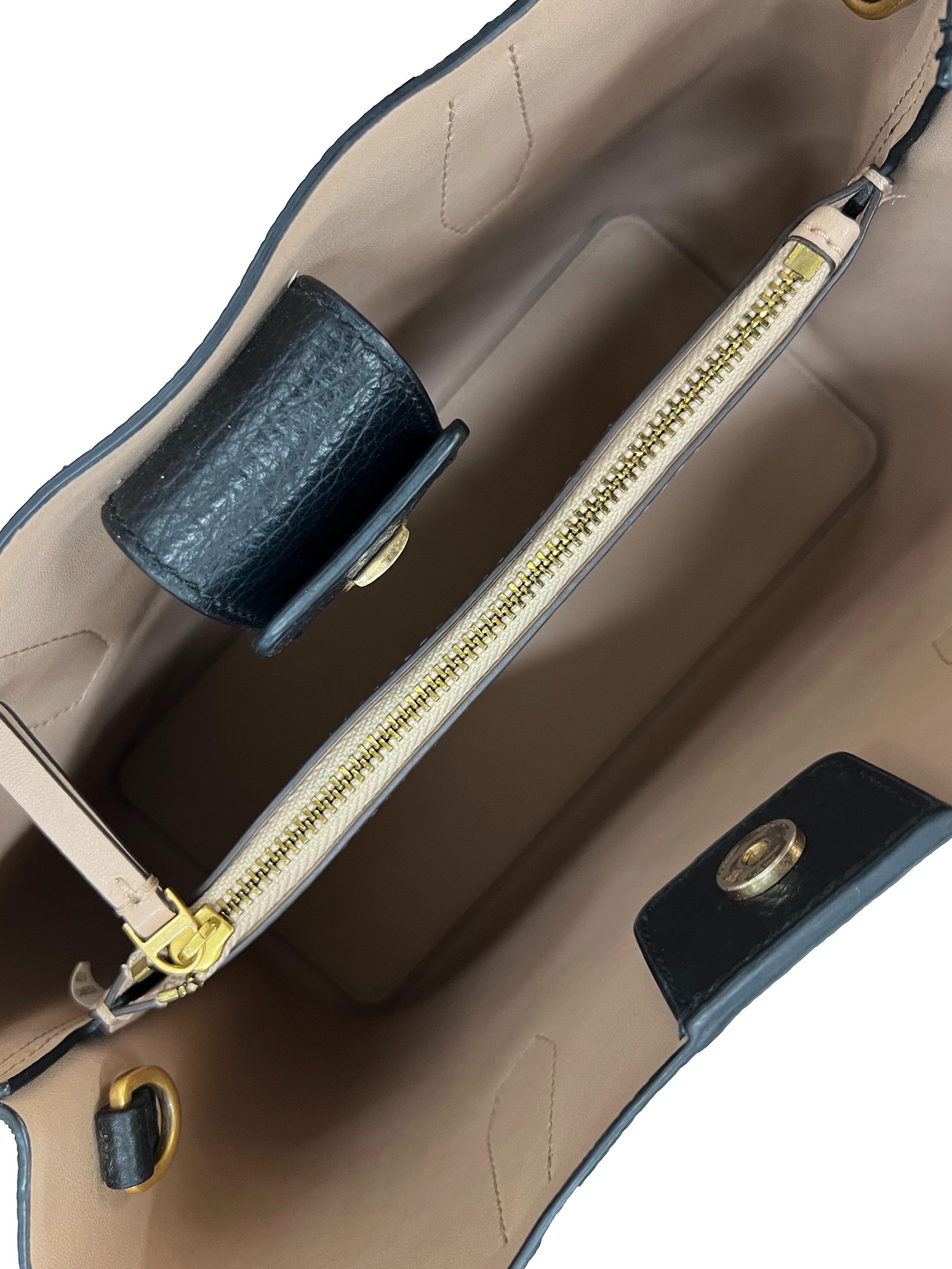 Black Leather Tory Burch Handbag CSN