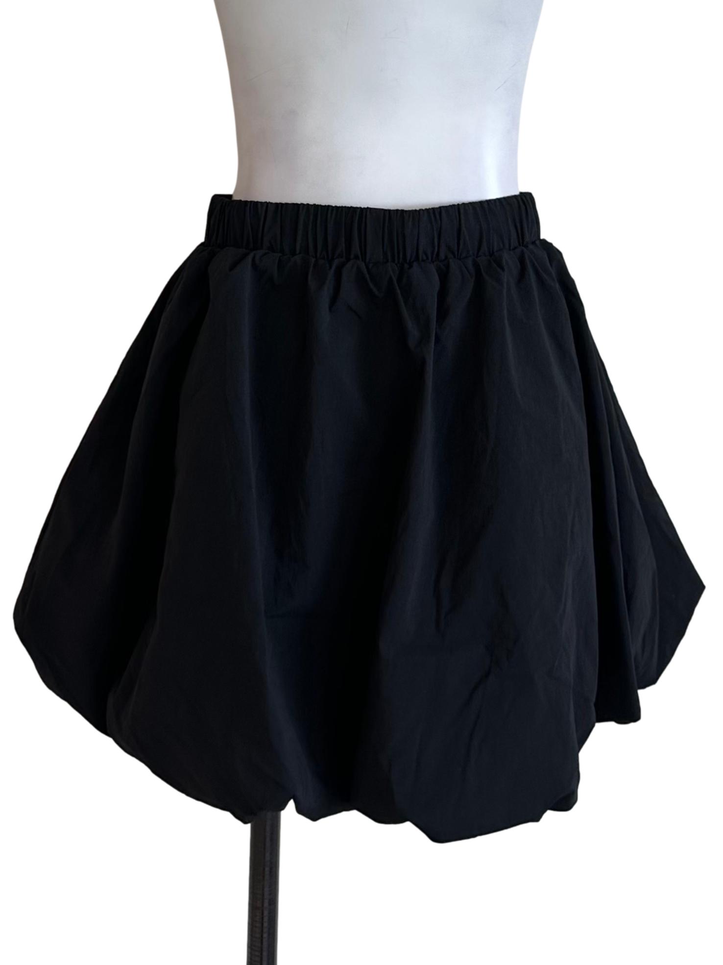 Raven Black Bubble Skorts