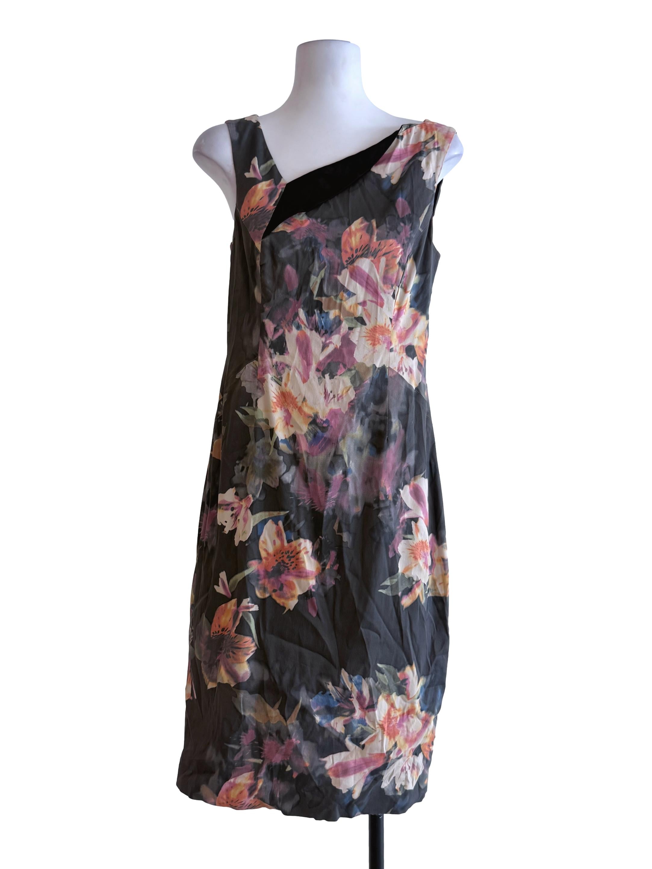 Floral Vintage Slits Dress