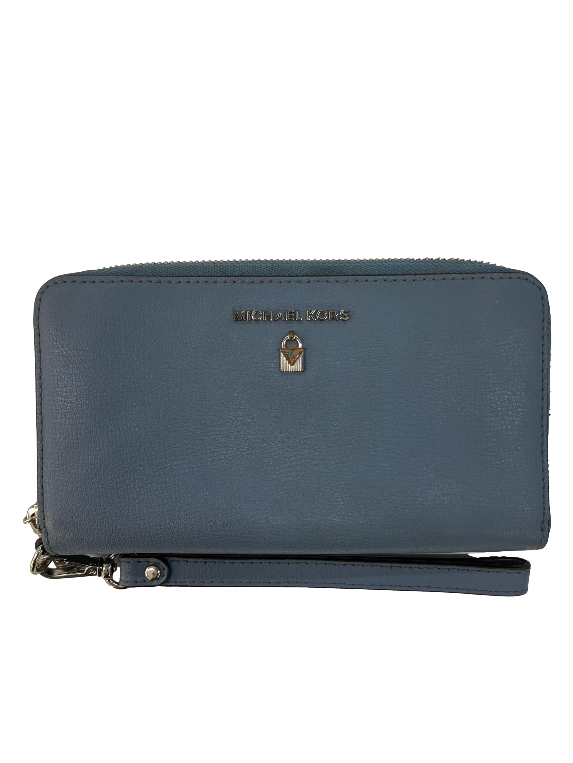 Blue Leather Michael Kors  Long Wallet CSN