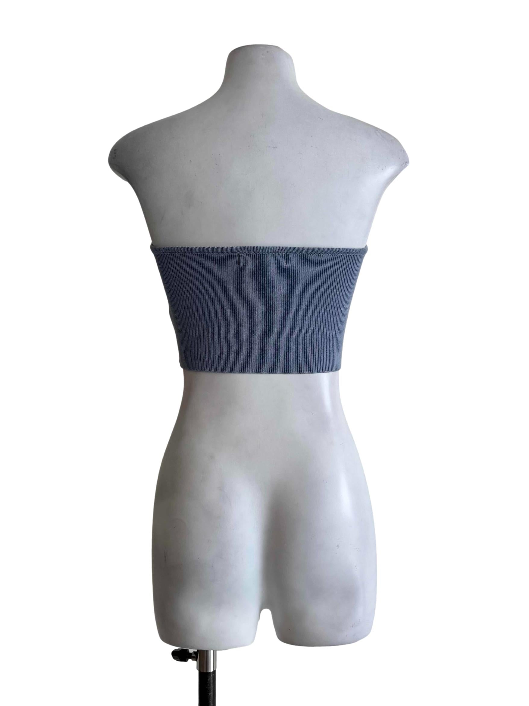Textured Blue Tube