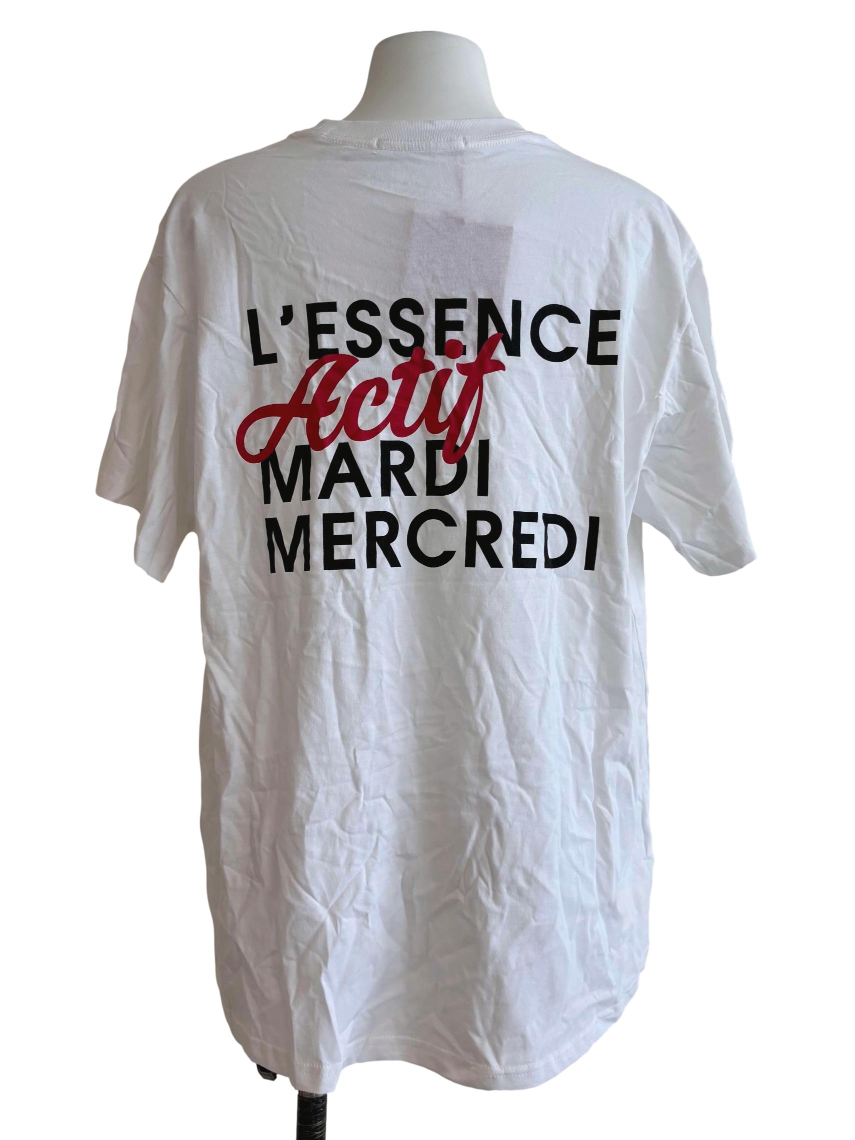Cotton White Graphic Tee