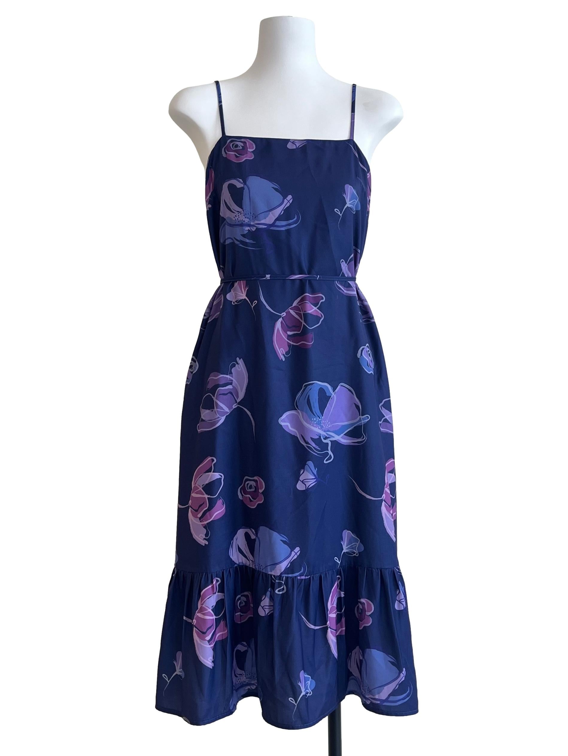 Indigo Blue Dropwaist Dress