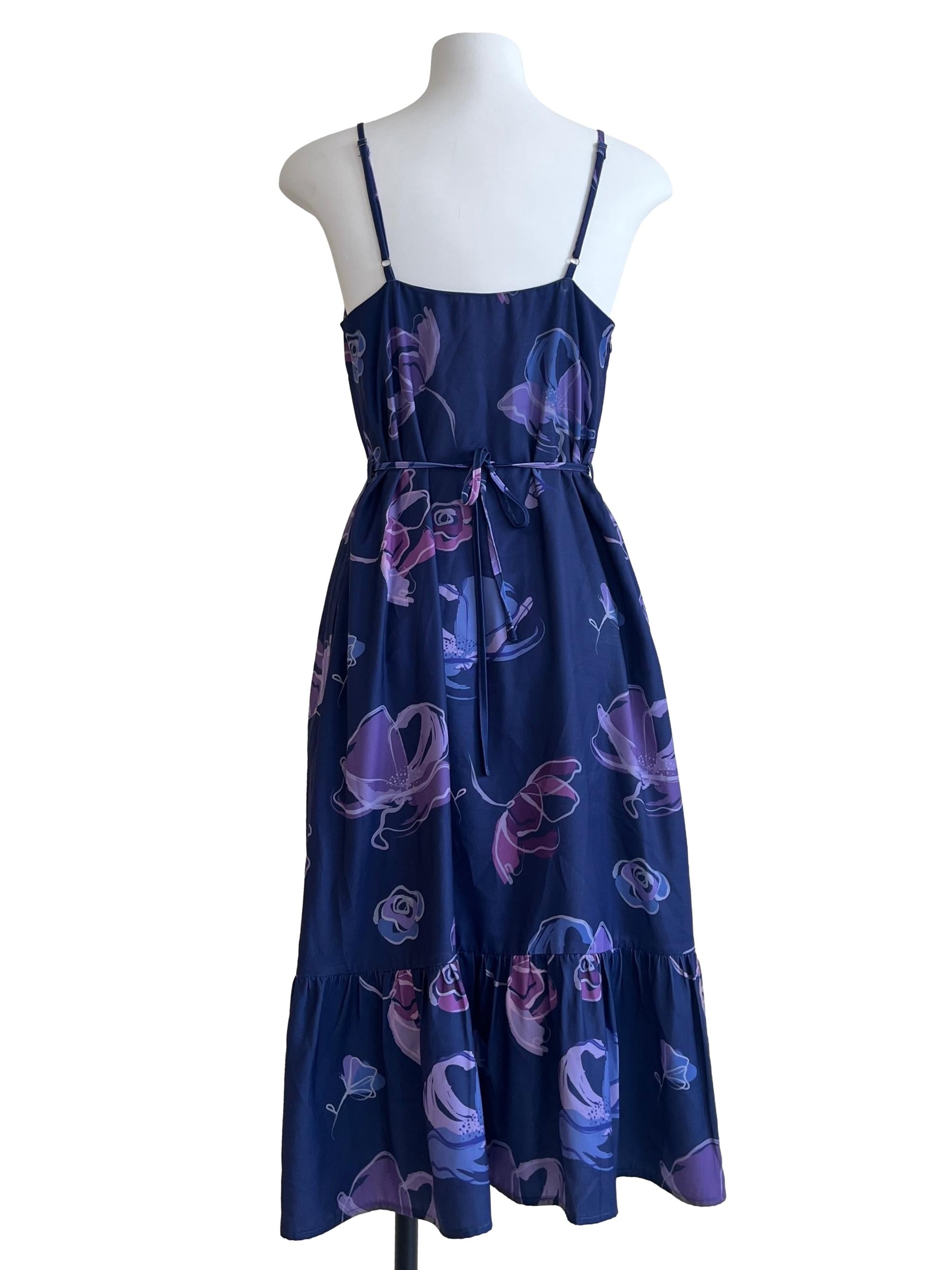 Indigo Blue Dropwaist Dress