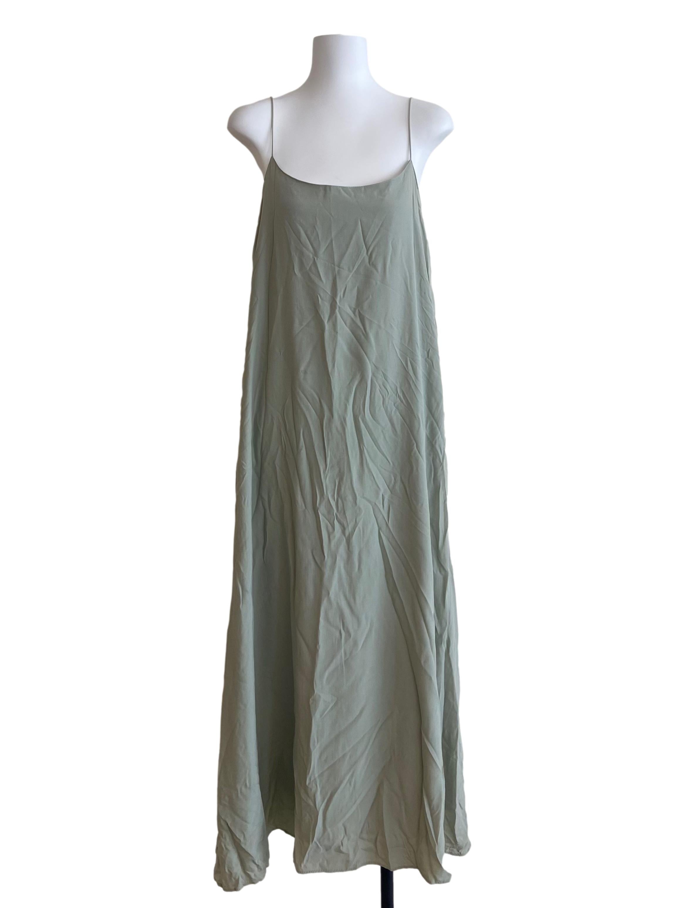 Mint Green Spaghetti Straps Slip Dress