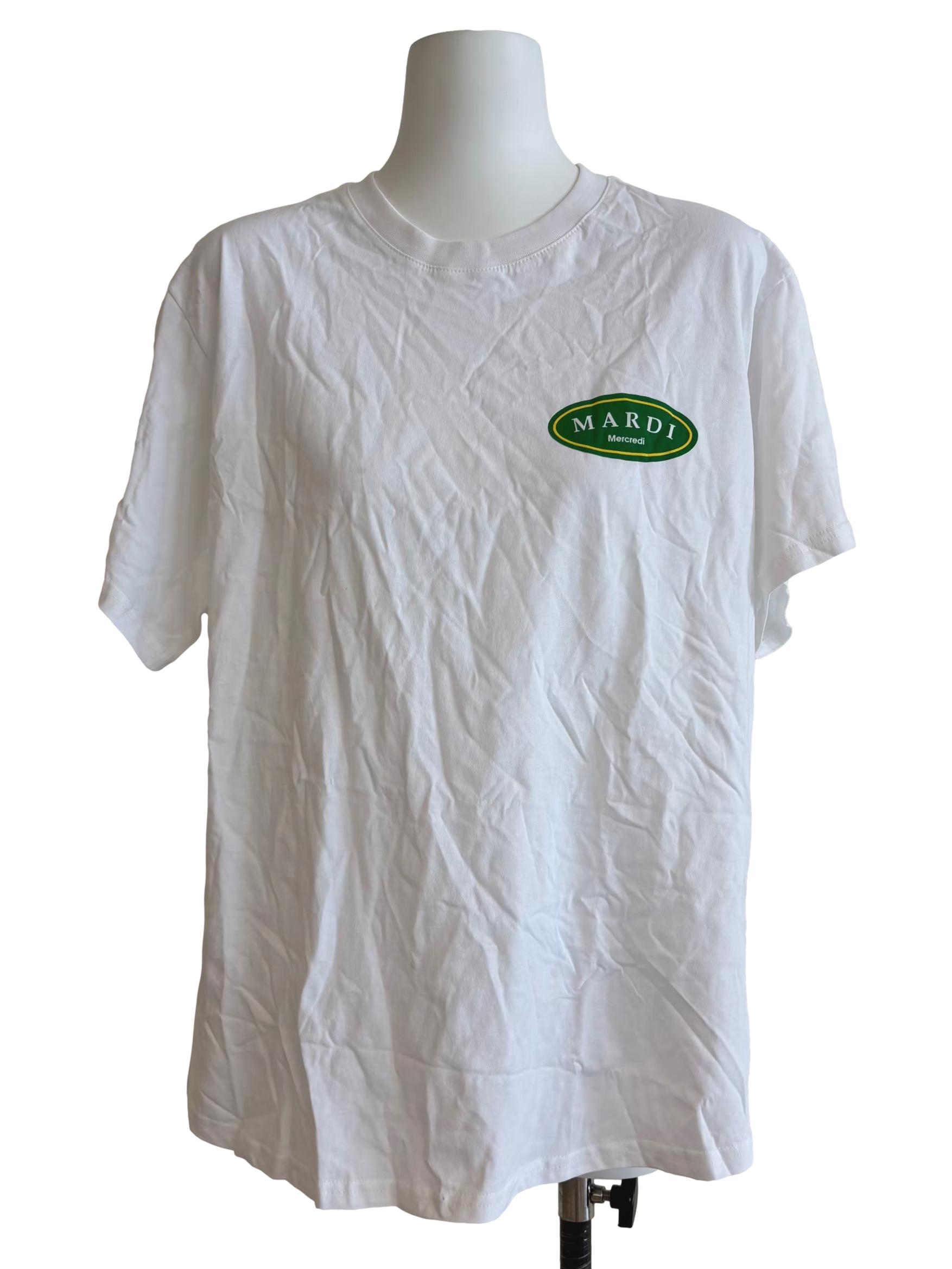 Cotton White Logo T-Shirt