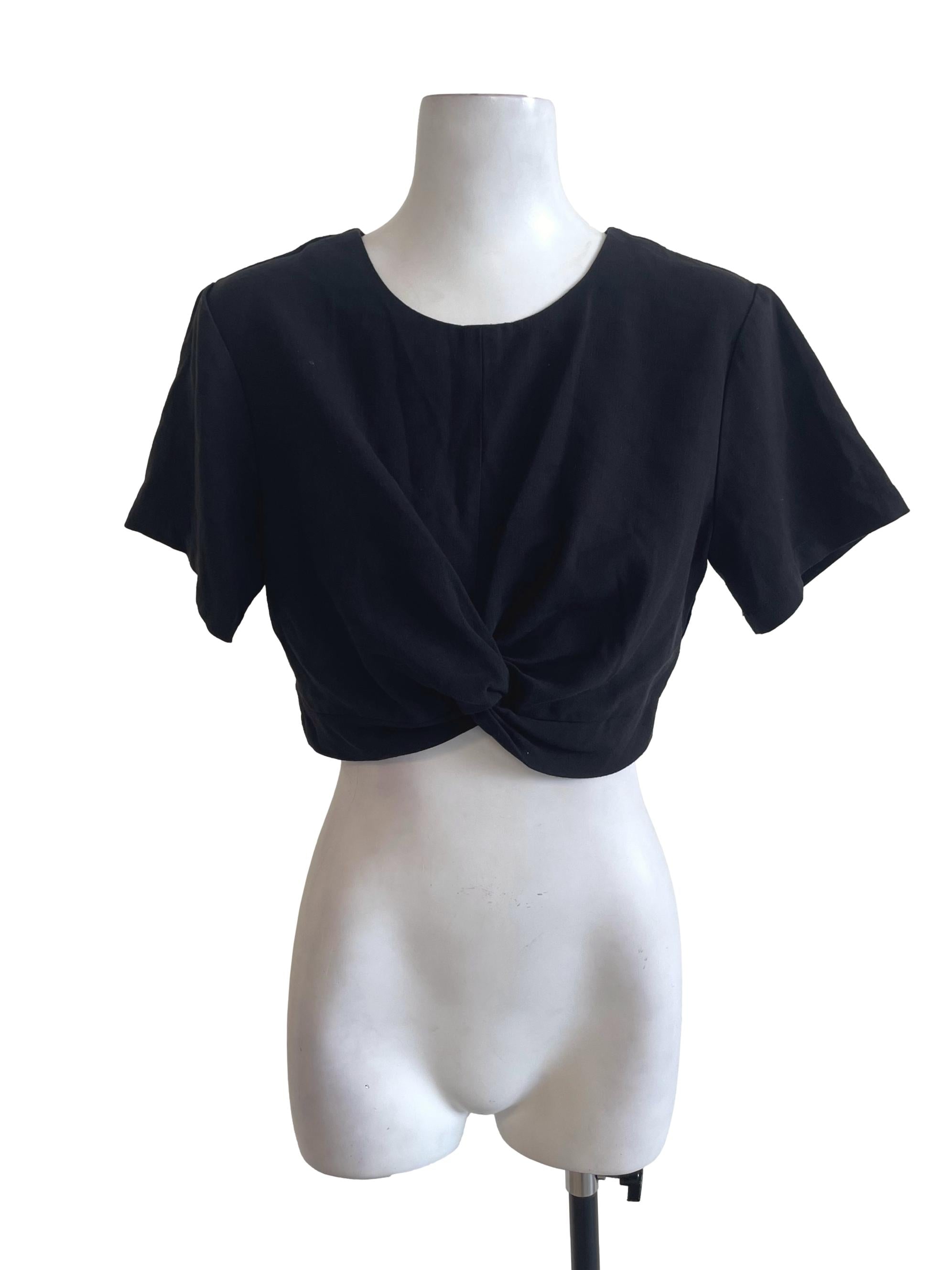 Black Plain Top