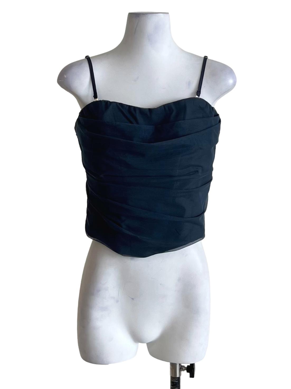 Aegean Blue Spaghetti Strap Sleeveless Top