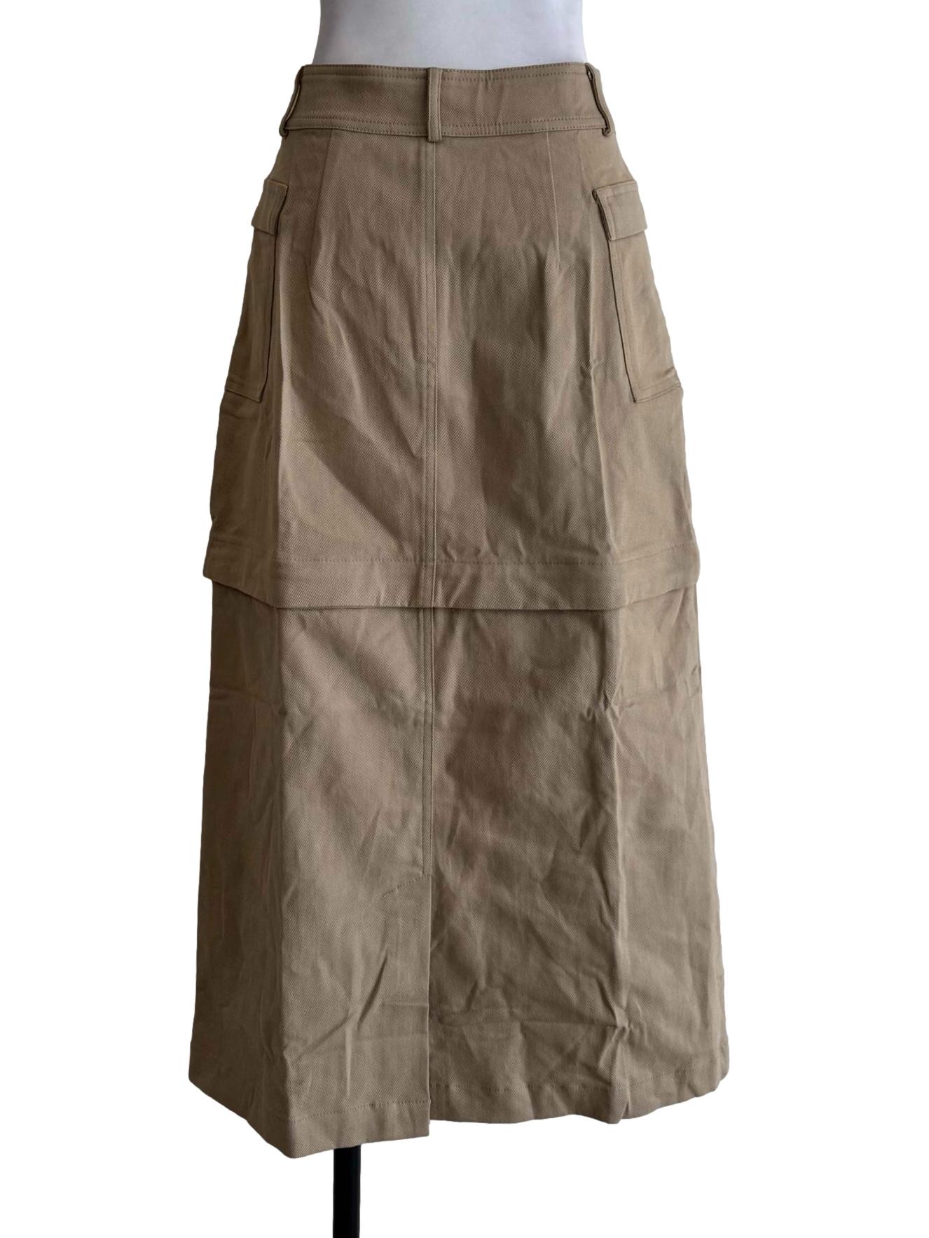 Khaki Brown Detached Skirt